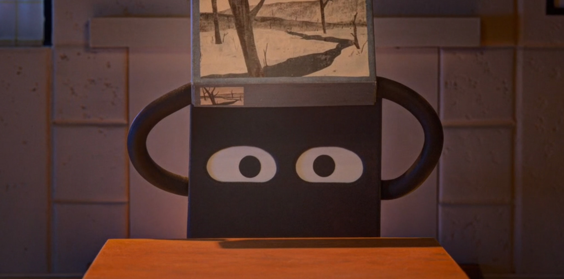 Square with puzzle #2 - movie still
