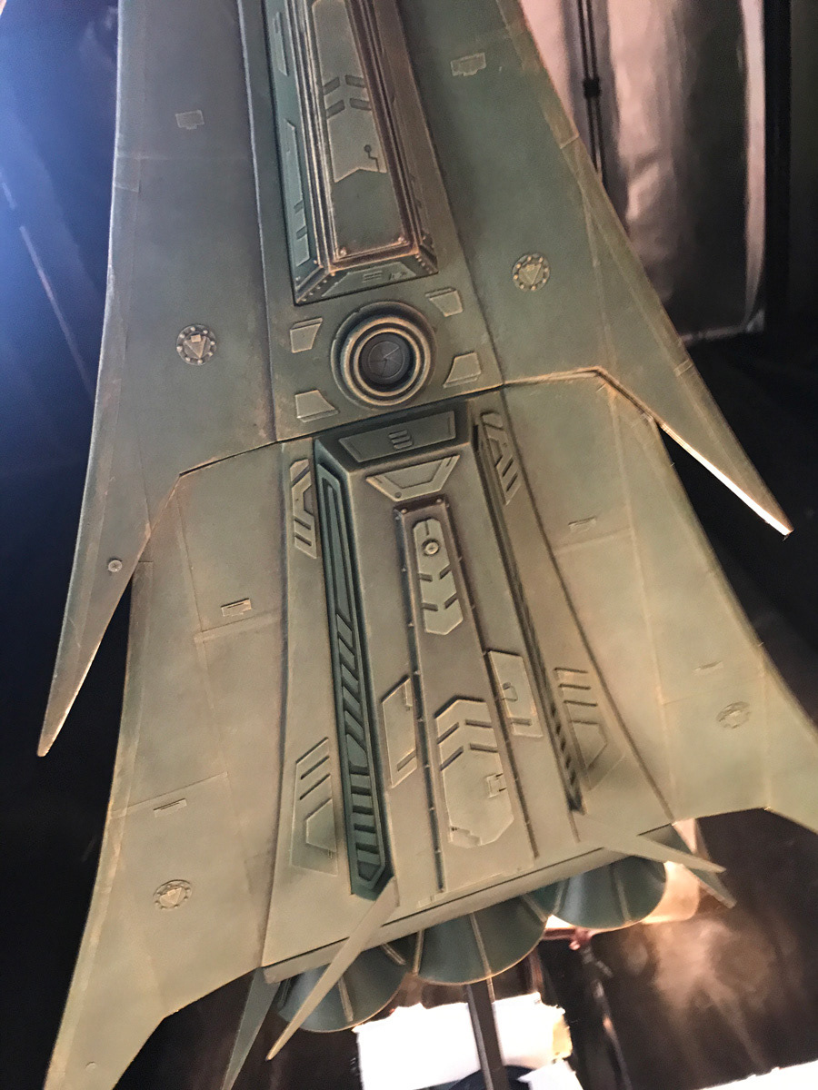 Klept Mothership Panel Design - on set photo