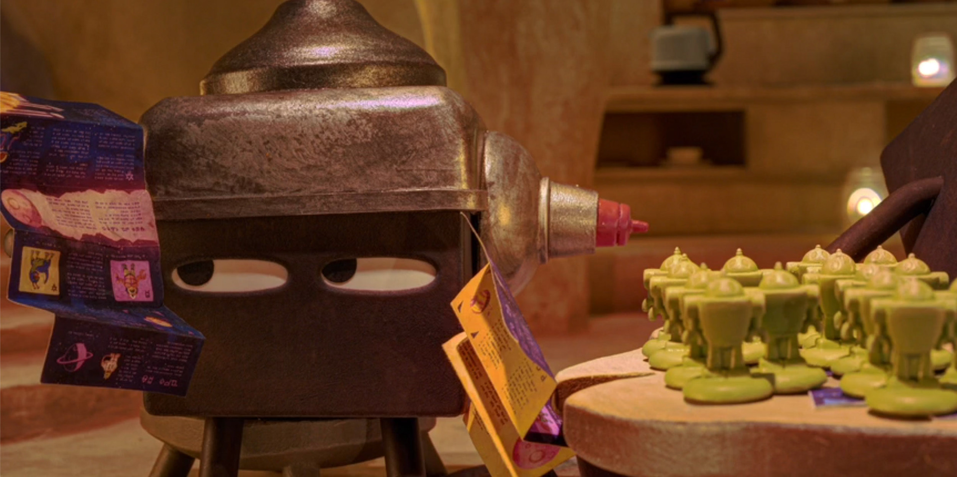 Square holding instructions - movie still