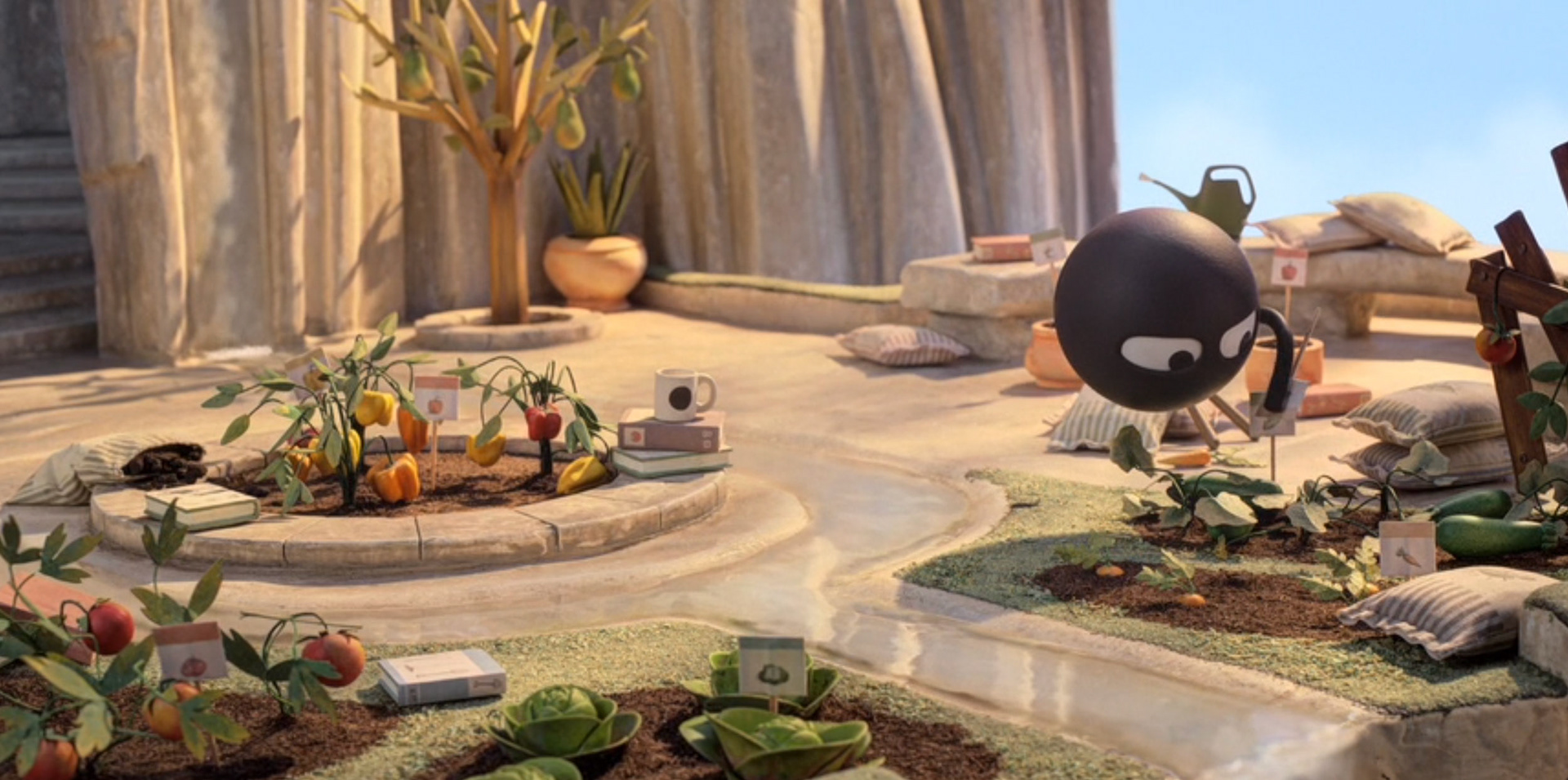 Circle with Gardening Props