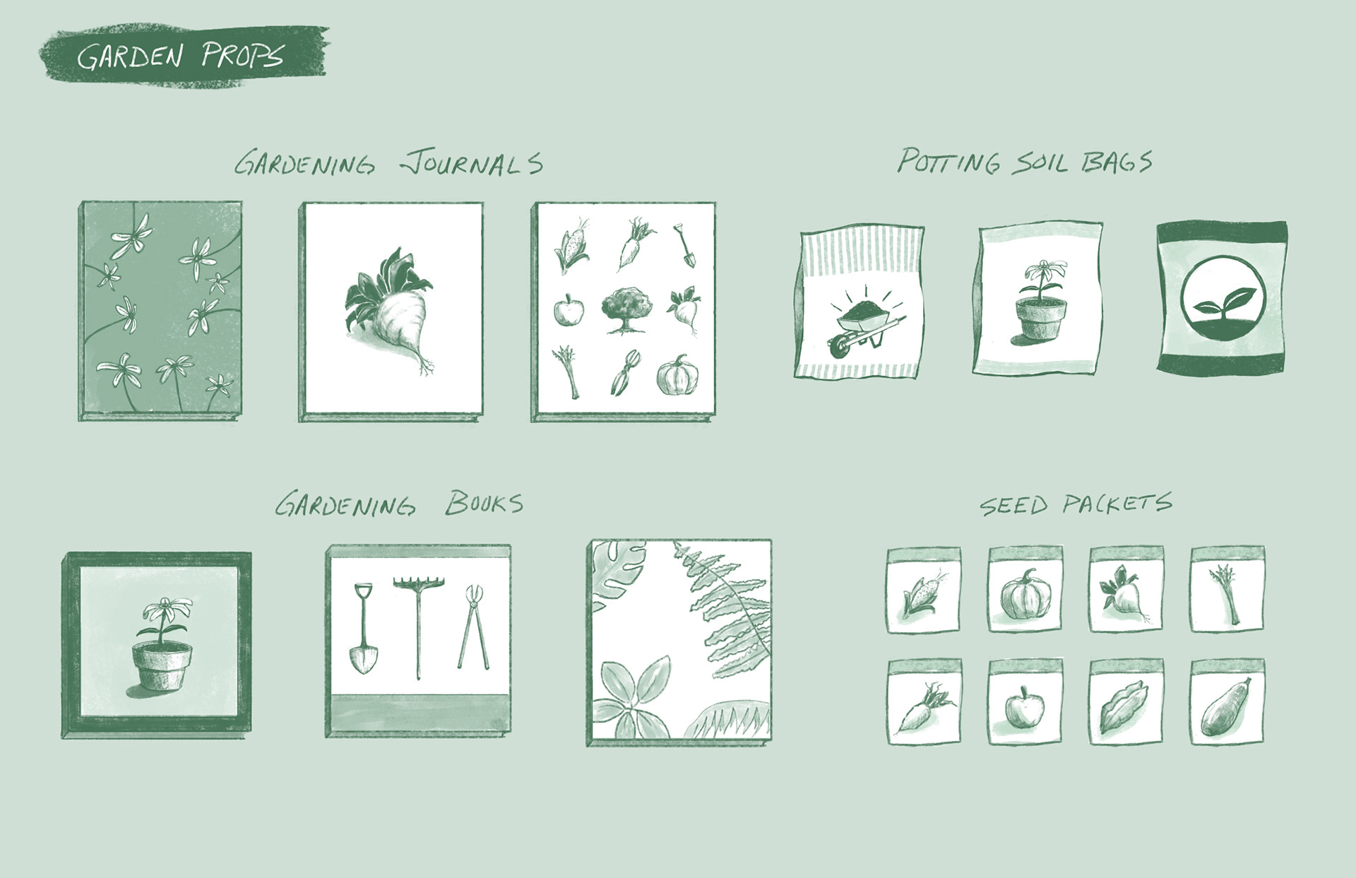 Gardening Props - Concept