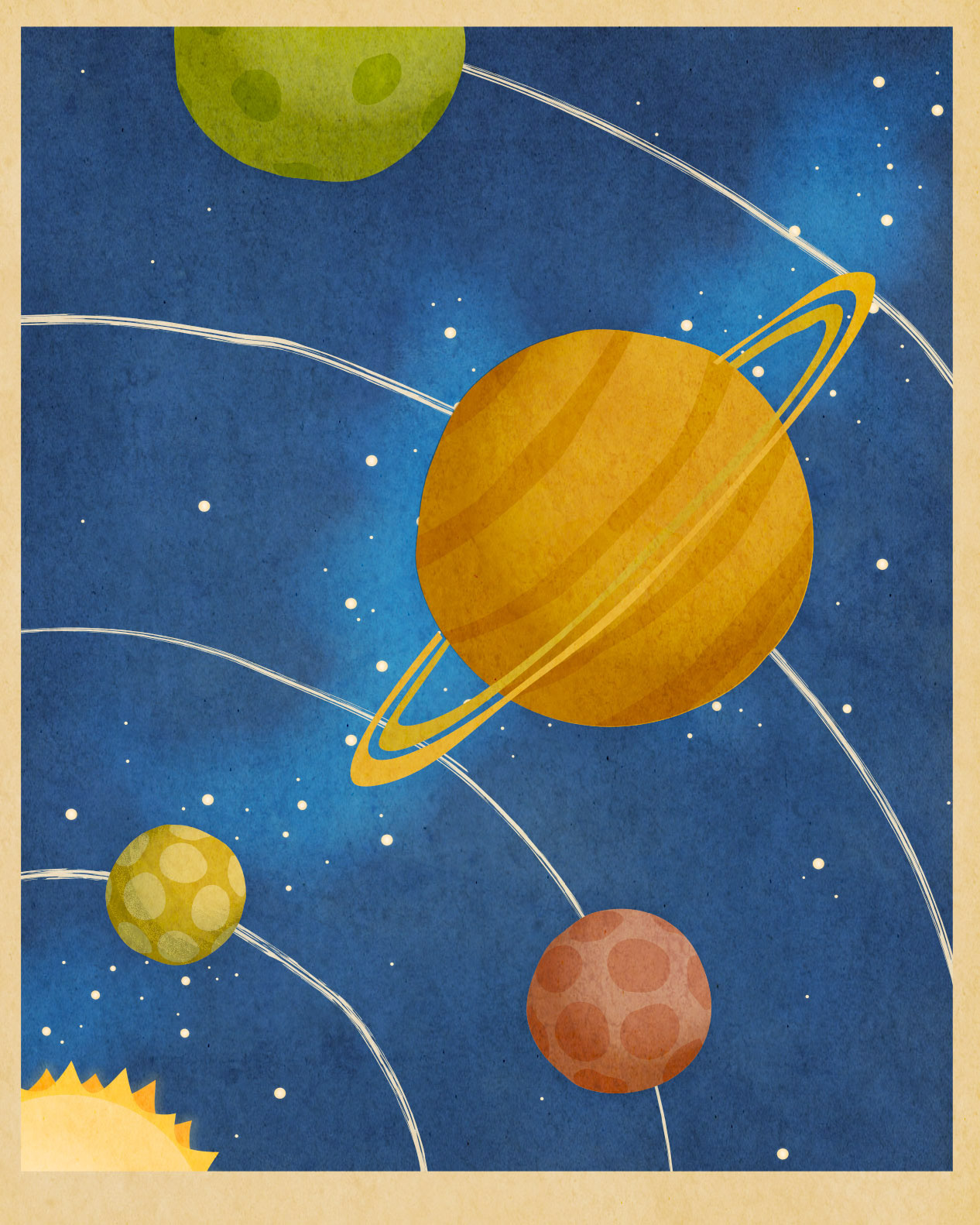 Solar System Poster