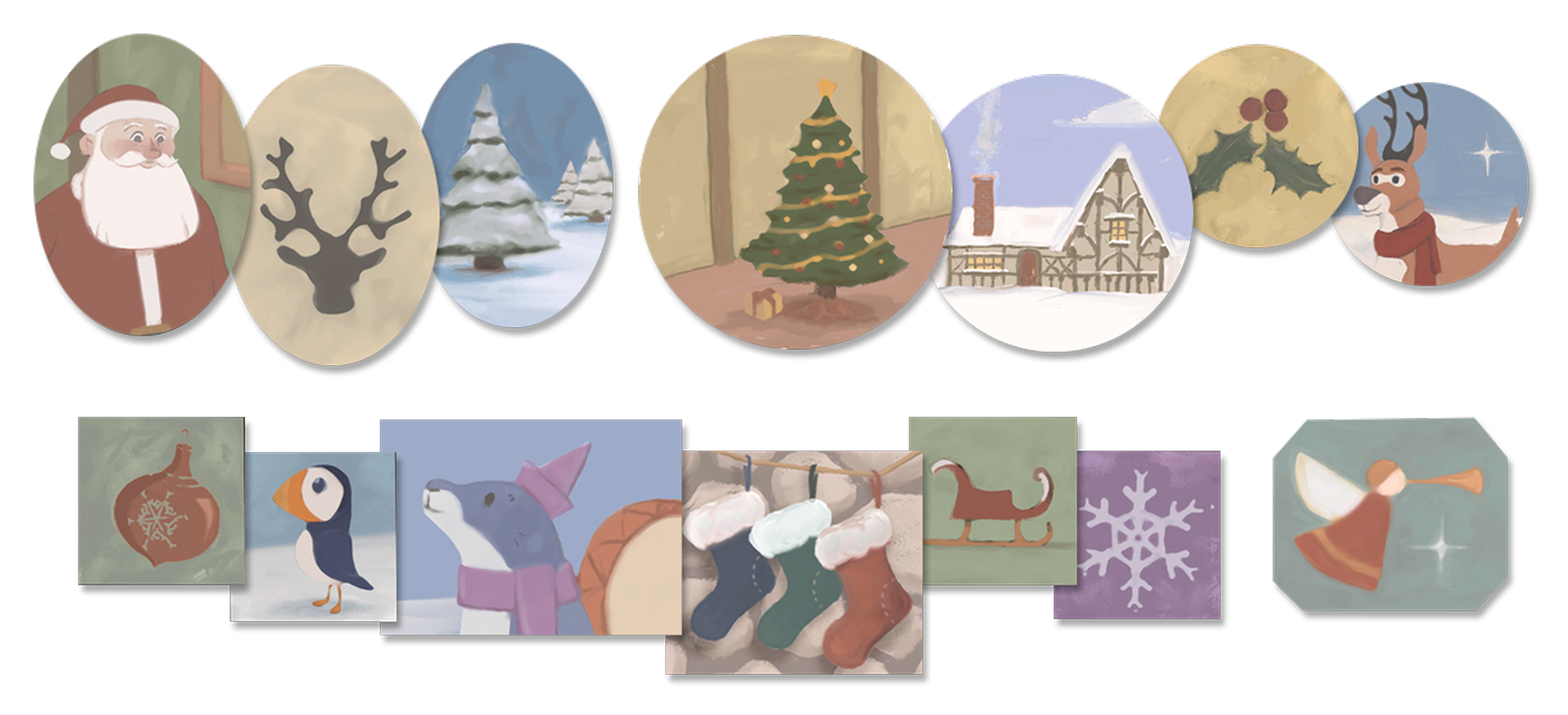Wall Paintings - mockup