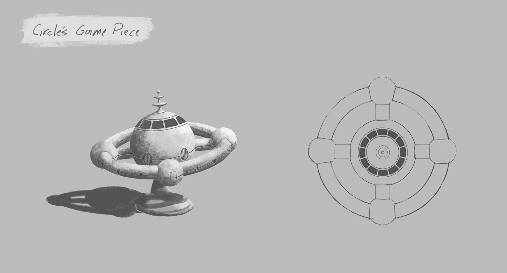 Circle's game piece