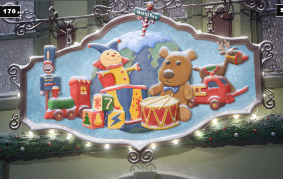 Toy Factory Sign - mockup
