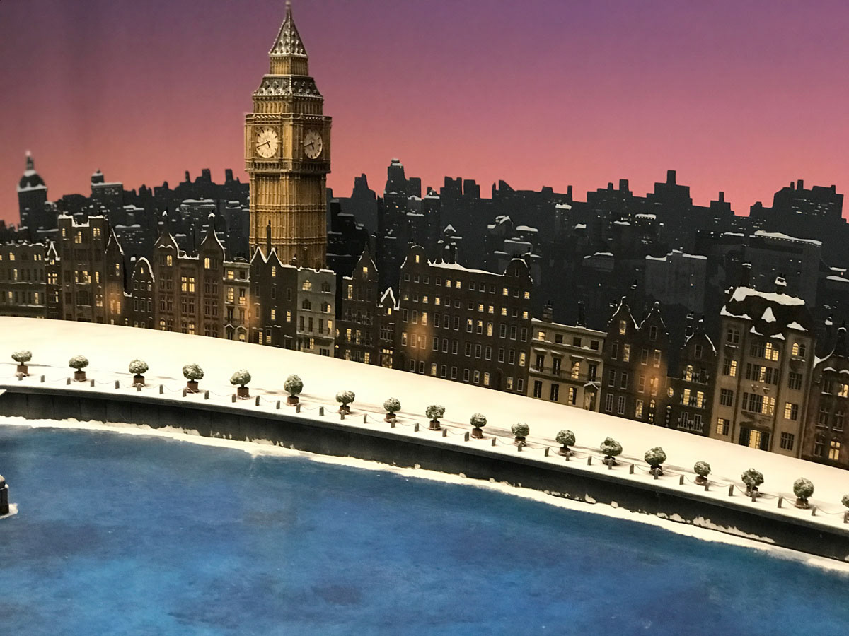 London Skyline - on set photo