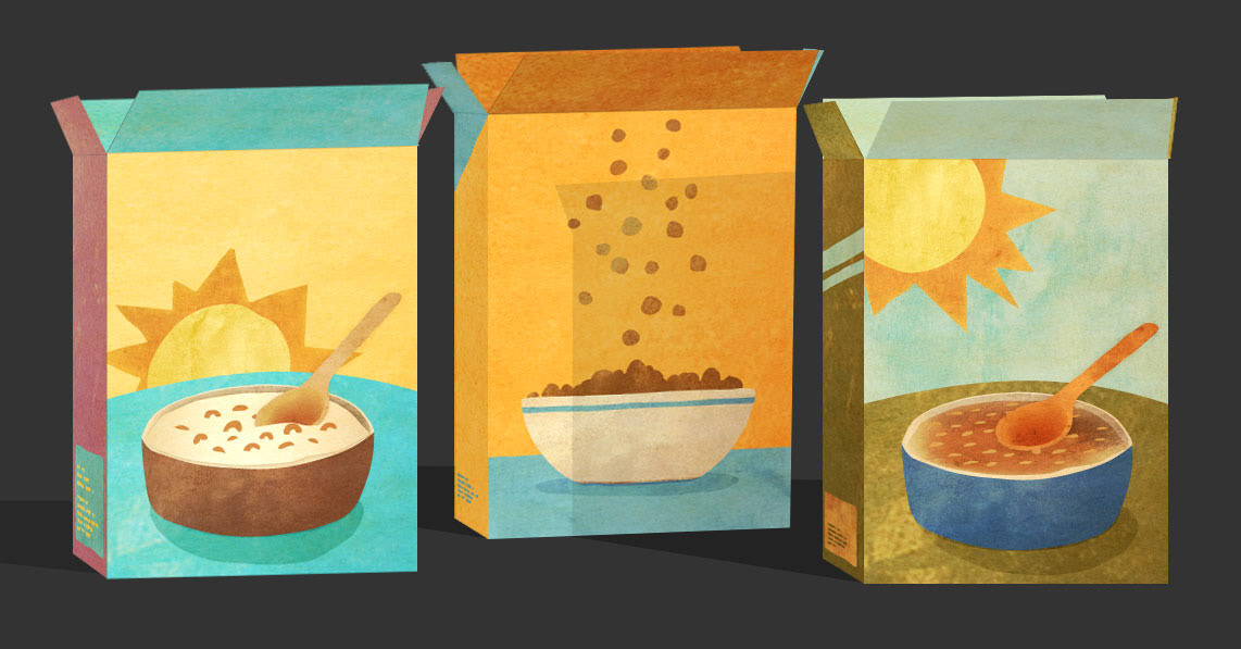 Cereal Boxes - Concept