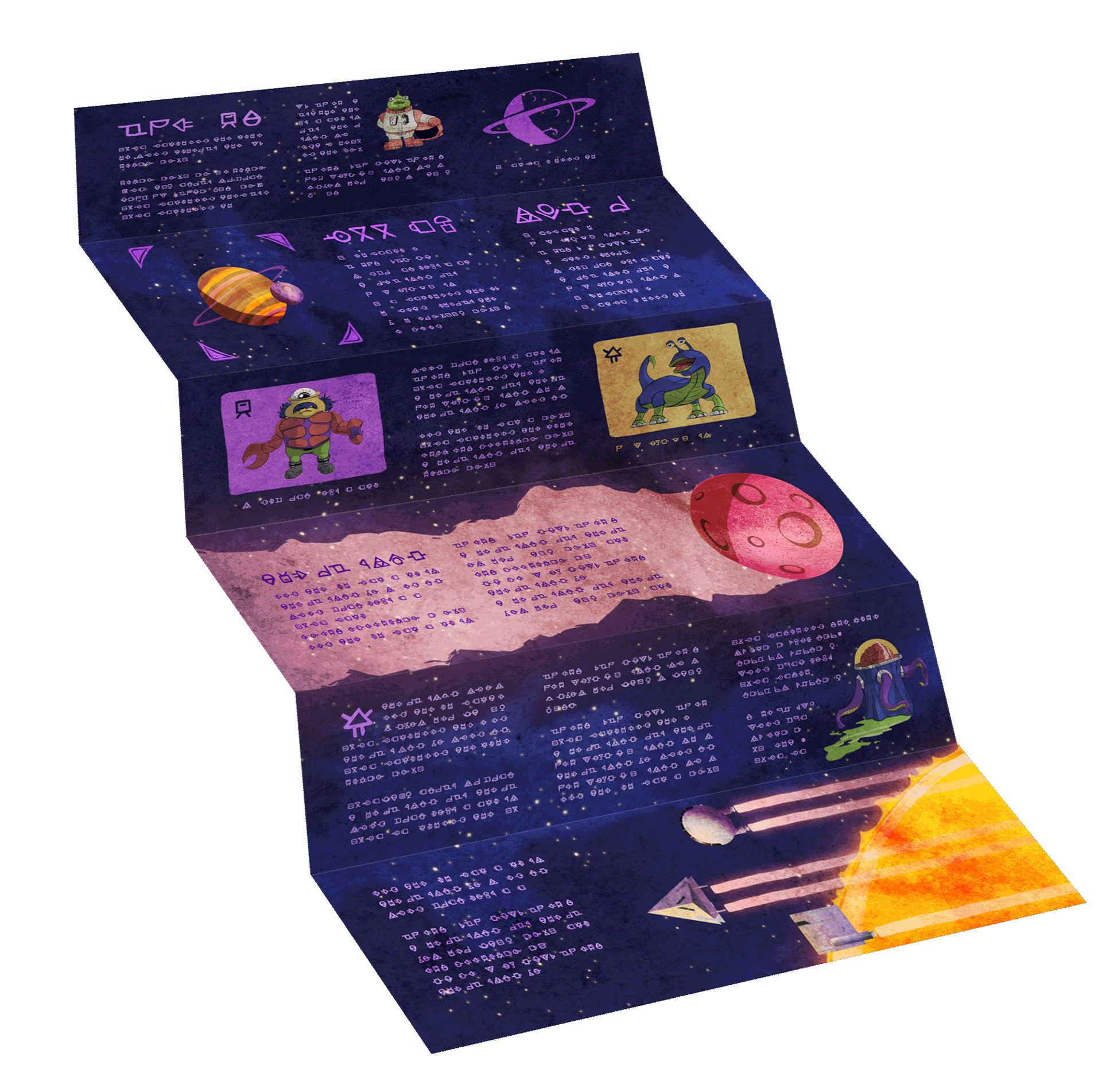 Stellar Chronicles instructions - mockup