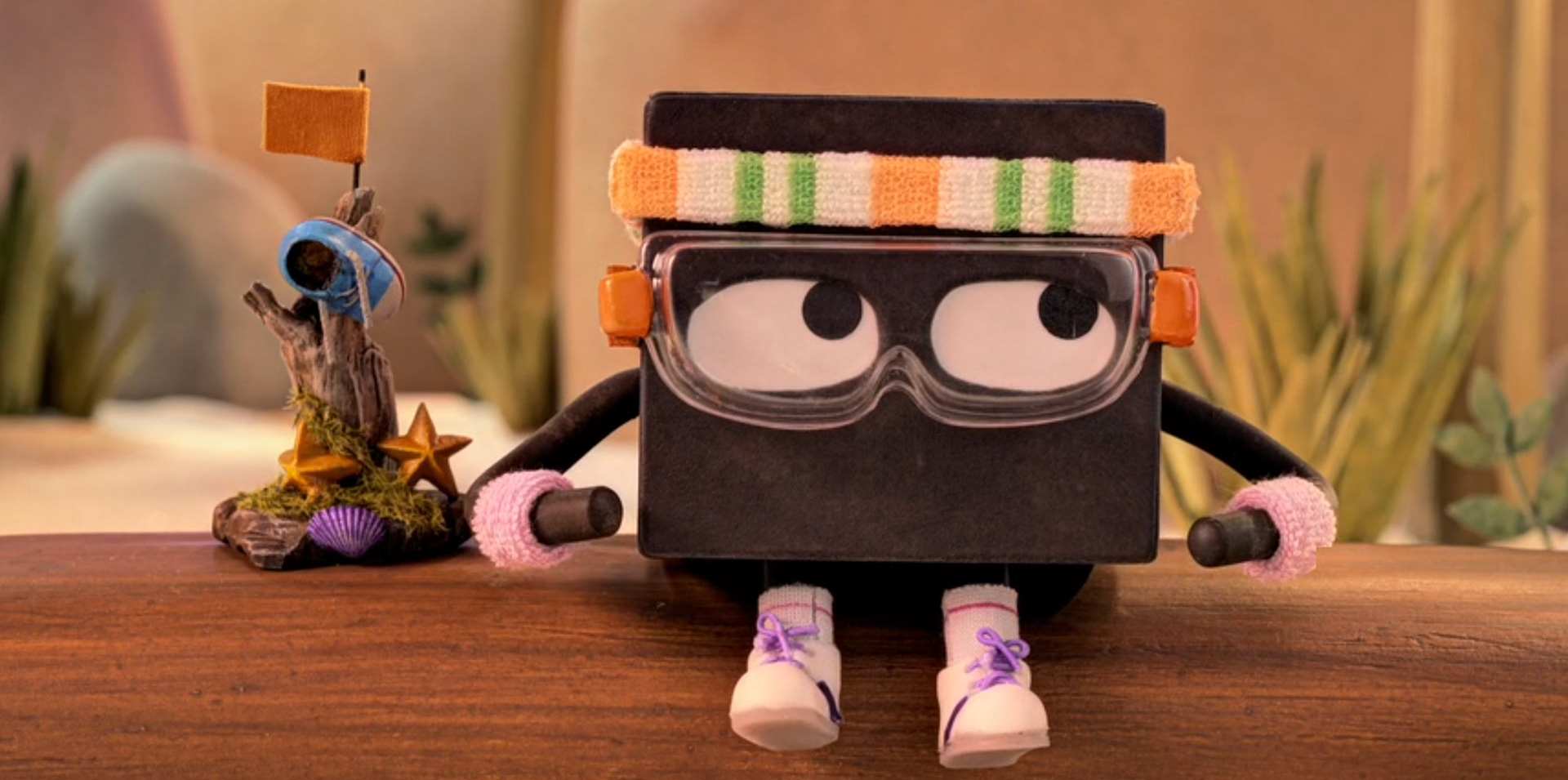 Square with leapstravaganza trophy - movie still