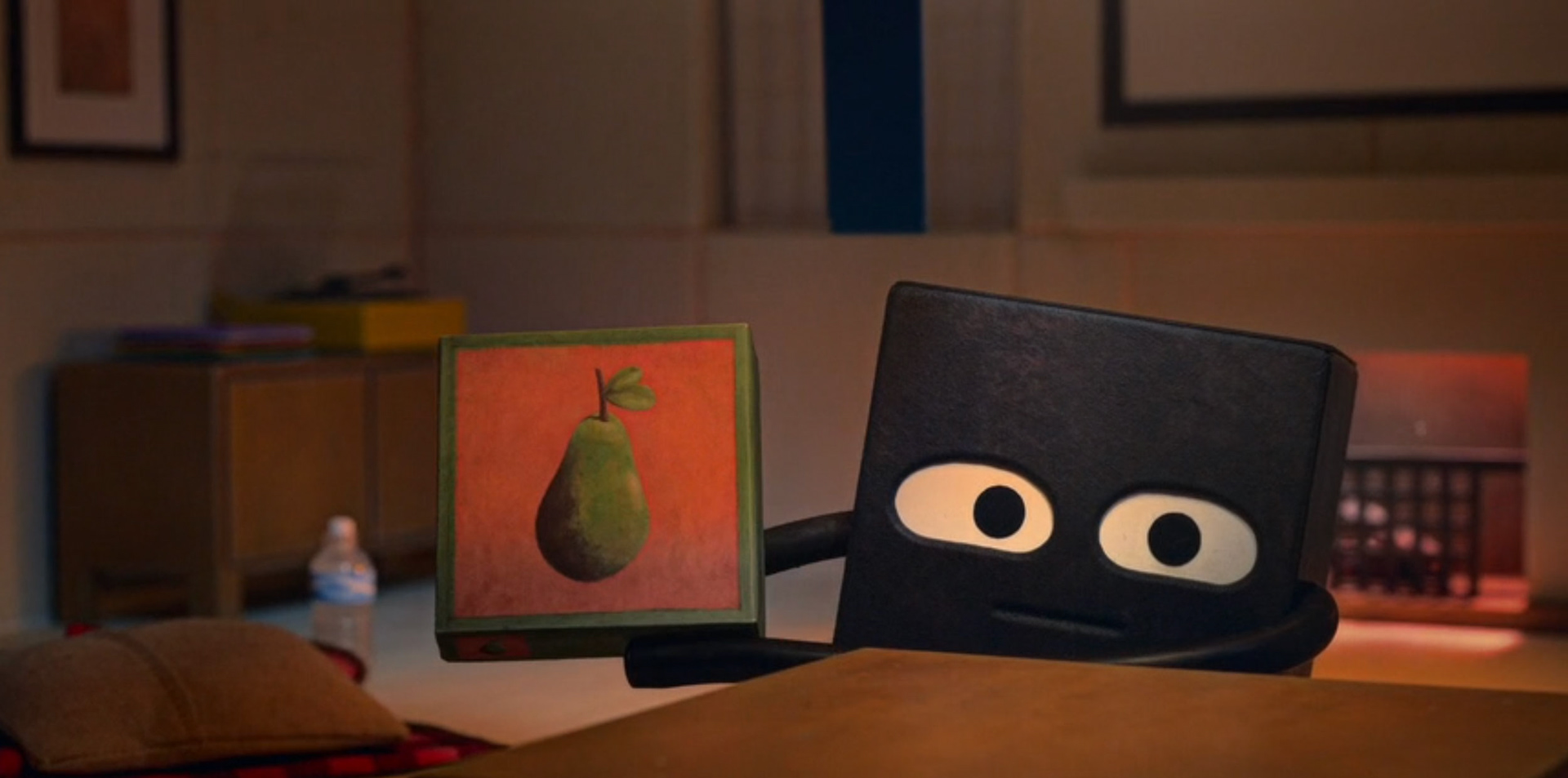 Square with puzzle #1 - movie still