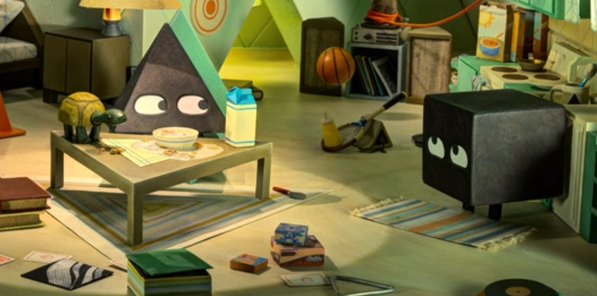 Triangle's rugs - movie still