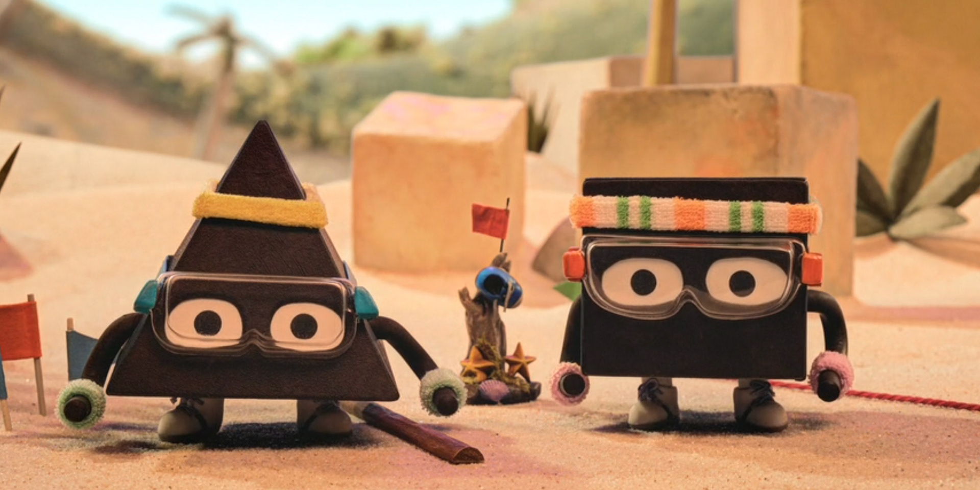 Triangle & Square with leapstravaganza trophy - movie still