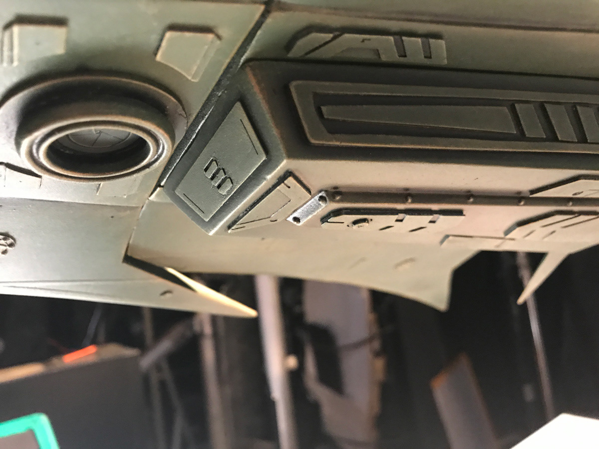 Klept Mothership Panel Design - on set photo