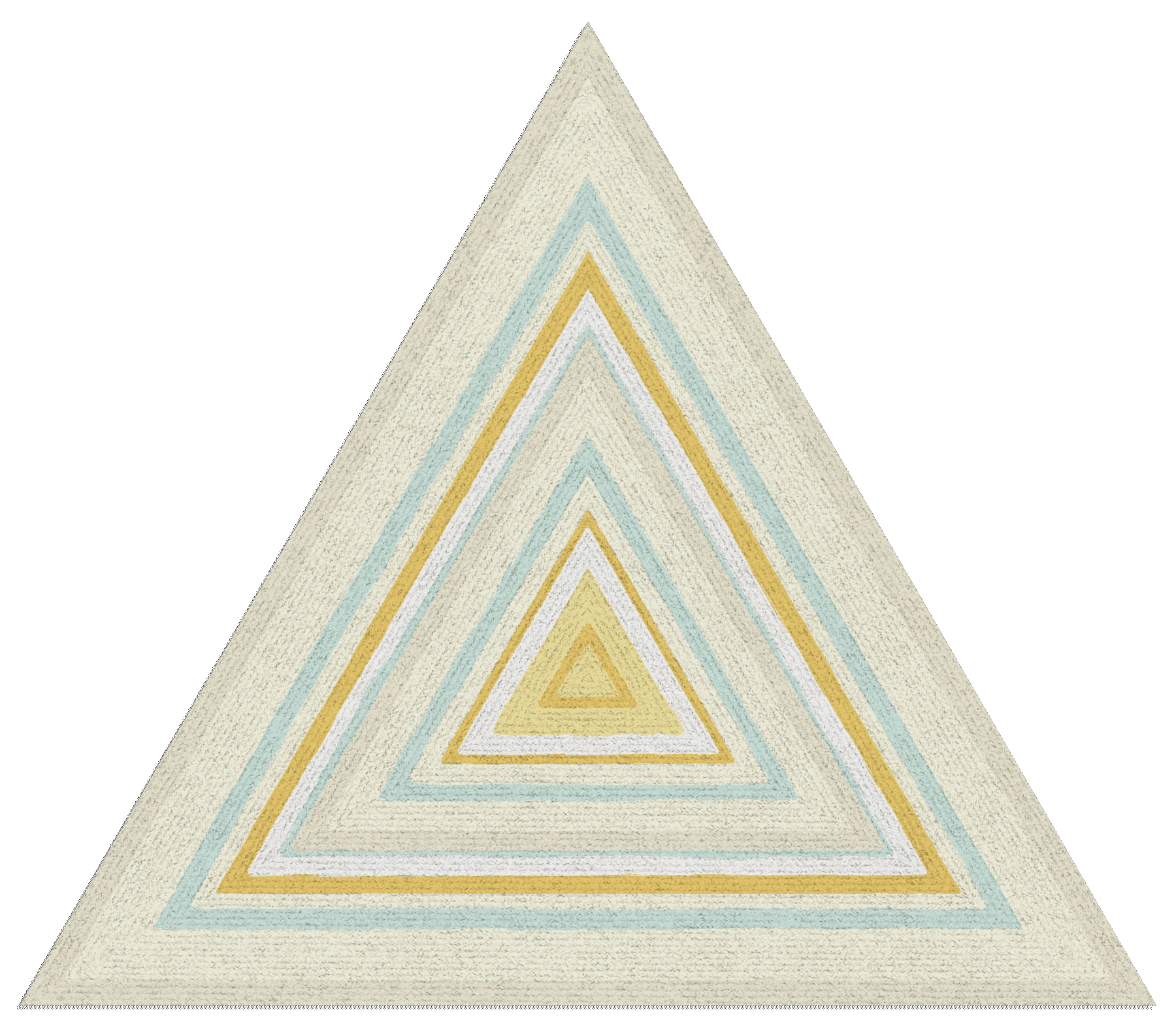 Triangle's living room rug - mockup