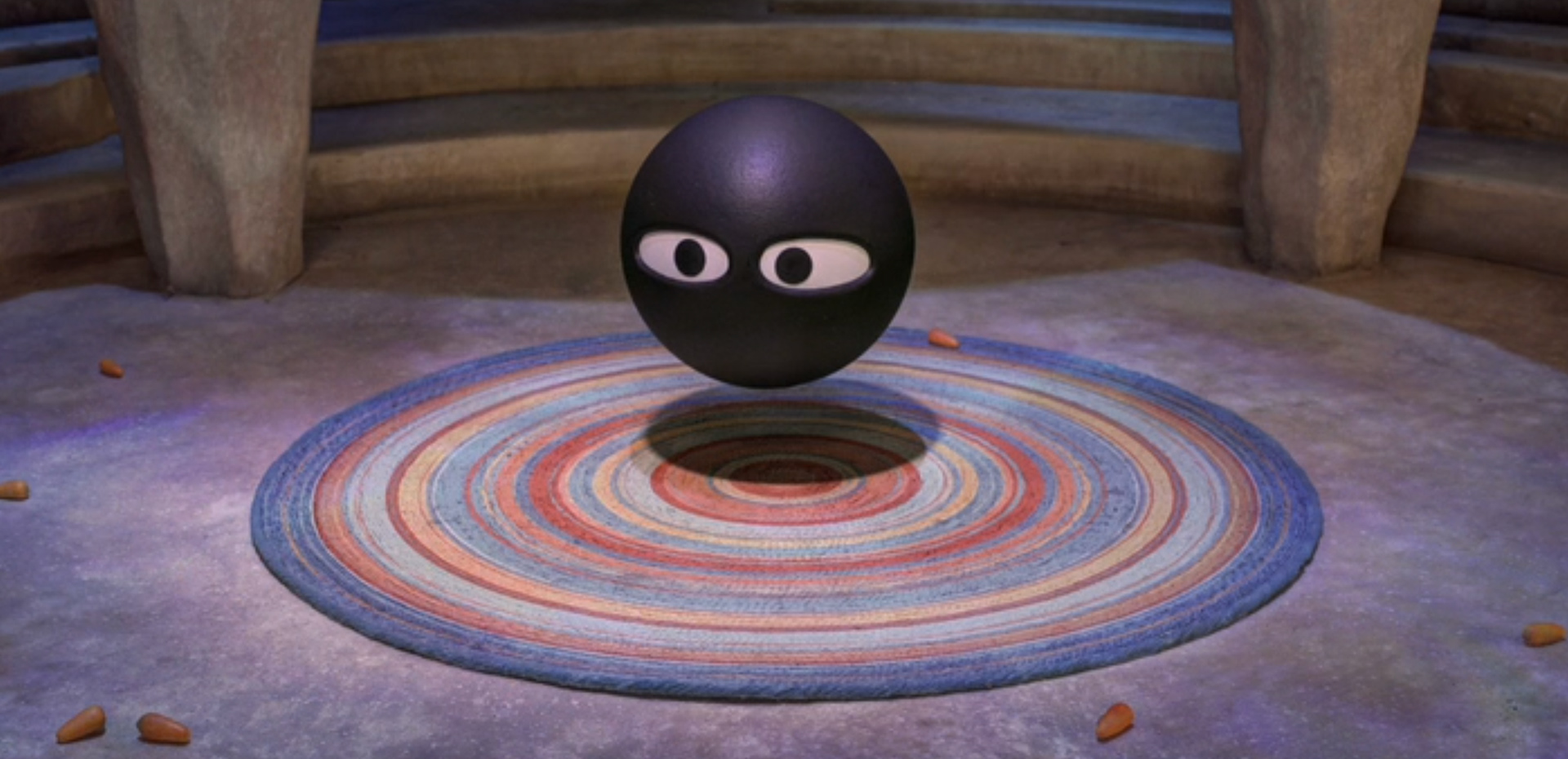Circle with large rug - movie still
