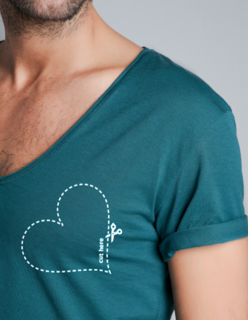 Cut Here Tee