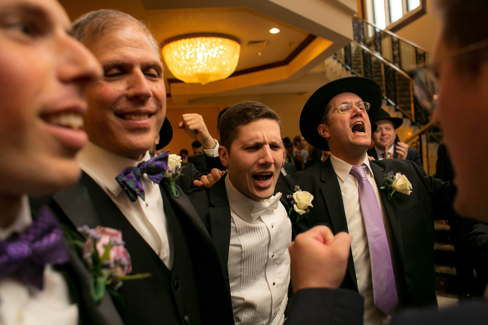 Modern Orthodox Jewish Wedding Grand Lodge Hunt Valley Baltimore Chosson Kallah Tish Bedeken Chuppah Party Portraits Spring Cloudy Rain Fran Berger