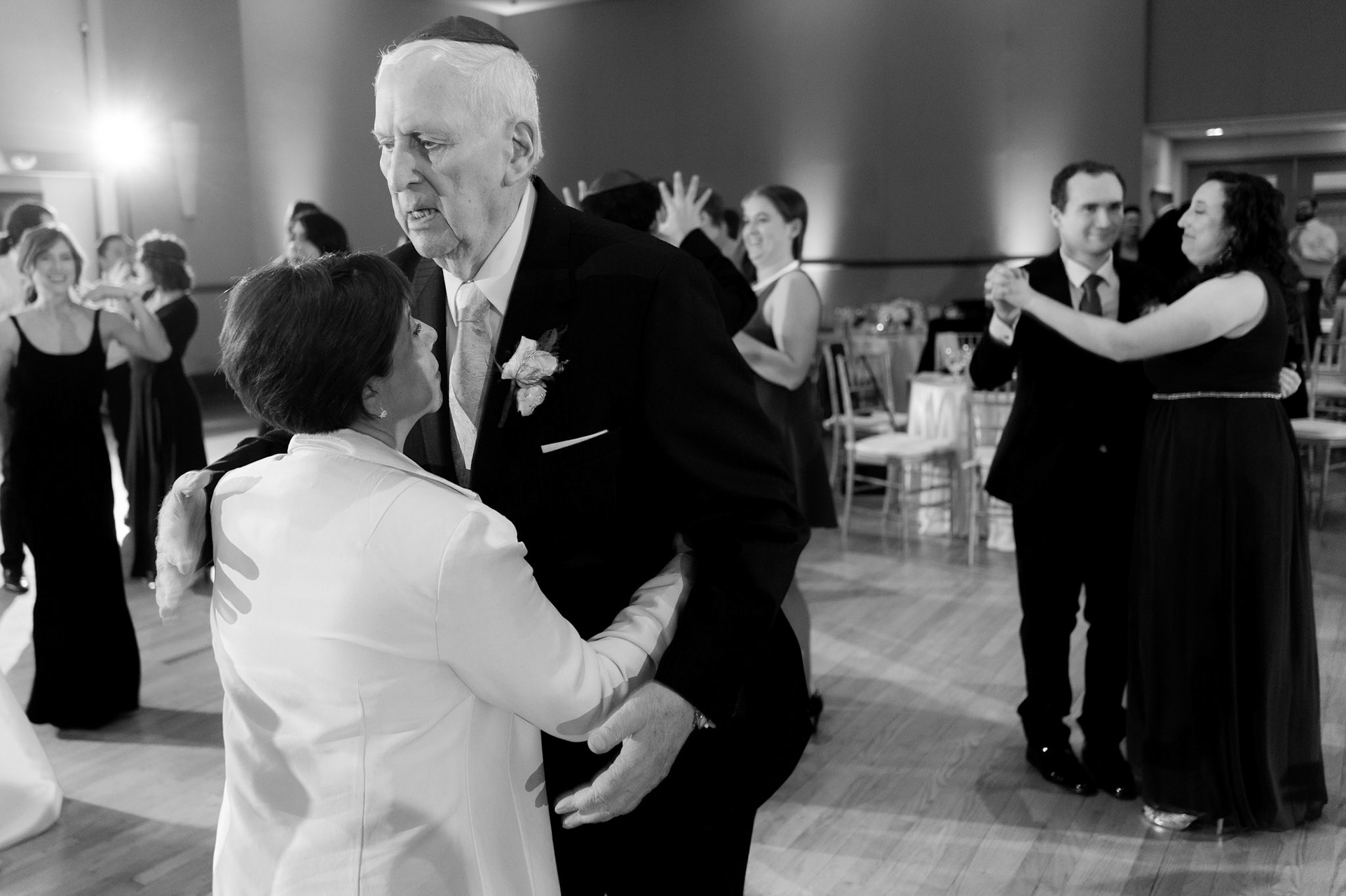 Wedding of Rebecca and Elliot at Beth Tfiloh in Pikesville, MD on Sunday, December 12, 2021.