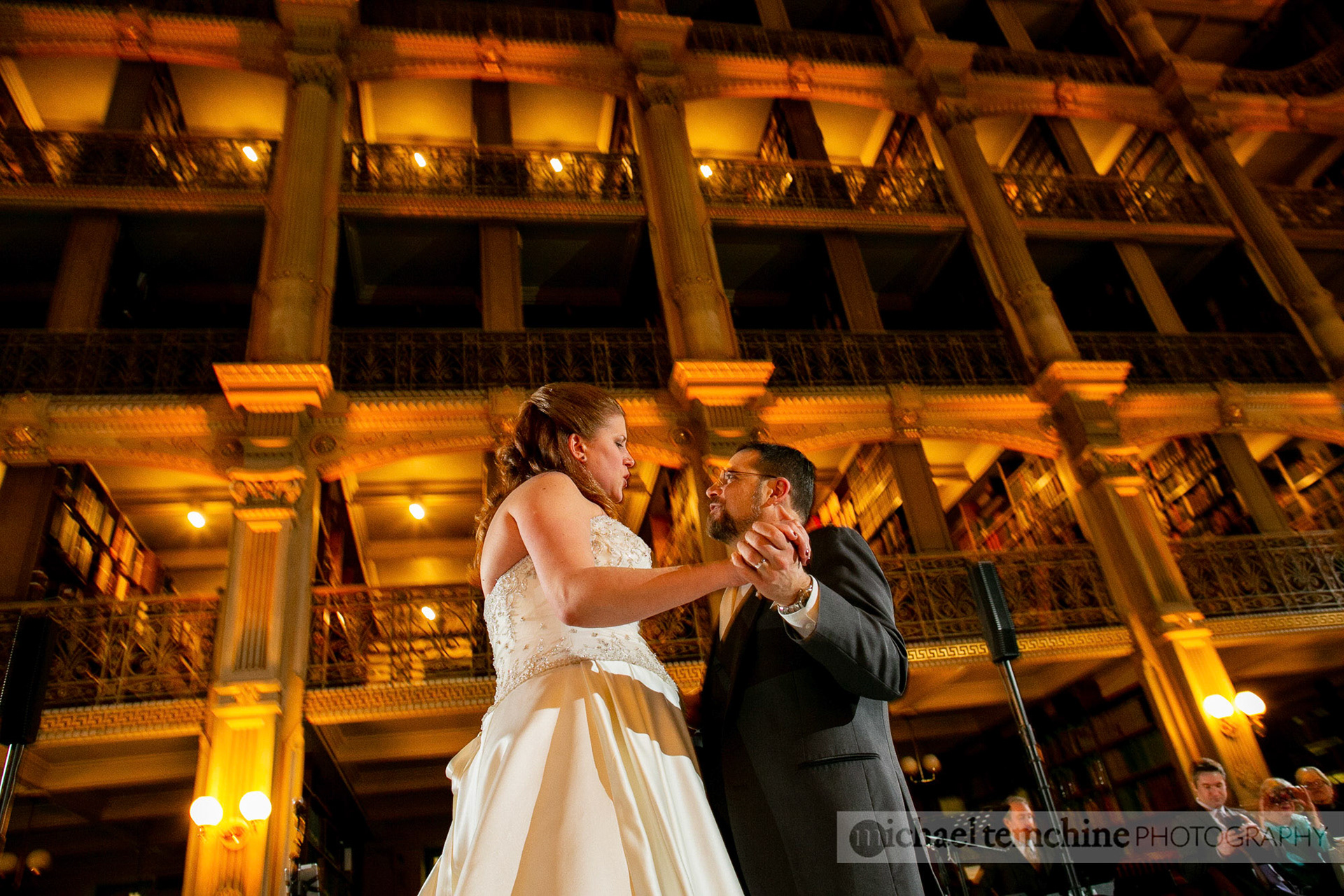 Denise and Sylvain's Peabody Institute wedding on March 2, 2019 in Baltimore, MD