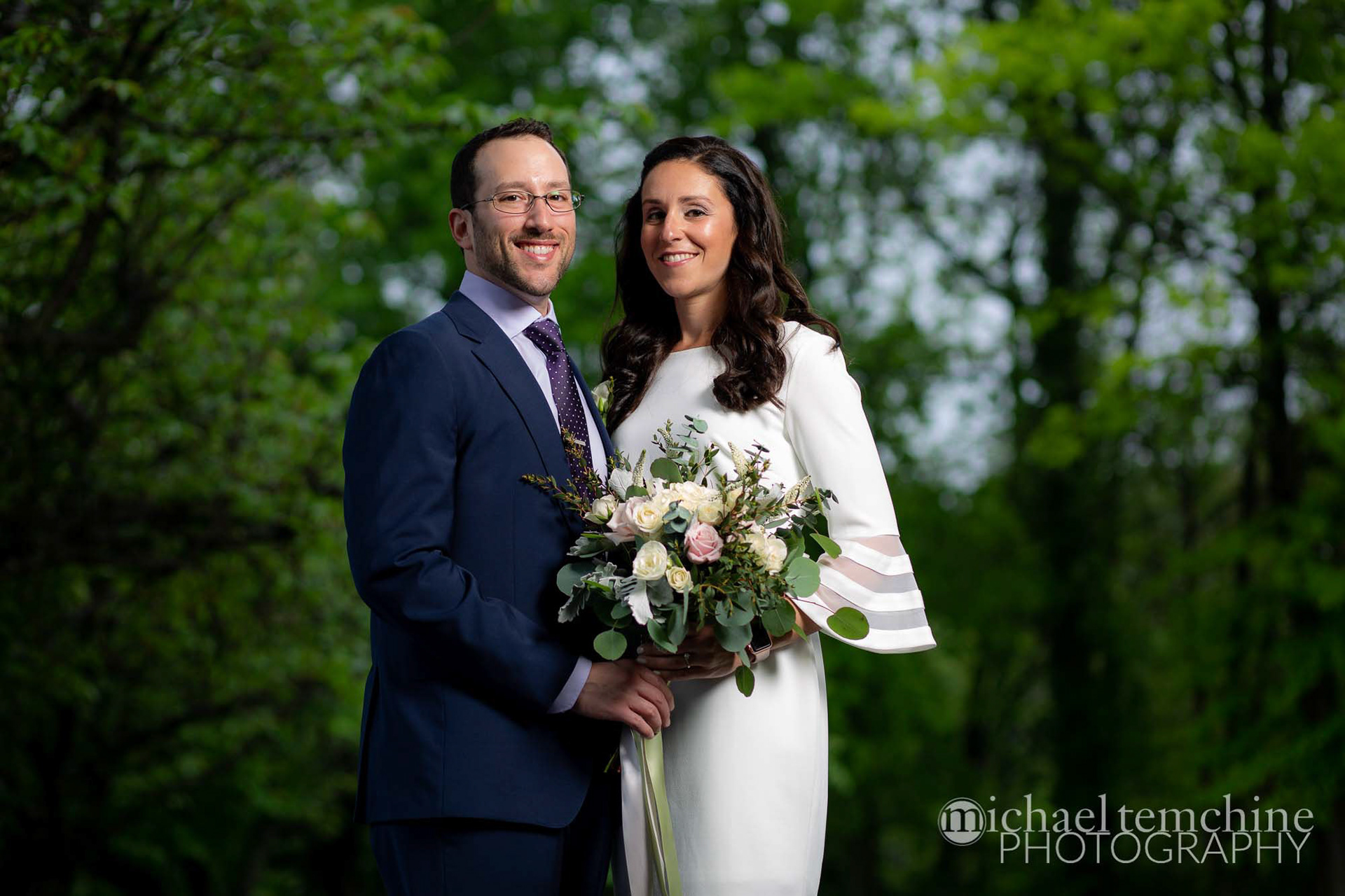 Julie and Michael wed at Moses Montefiore in Baltimore, MD on Sunday, May 5, 2019.