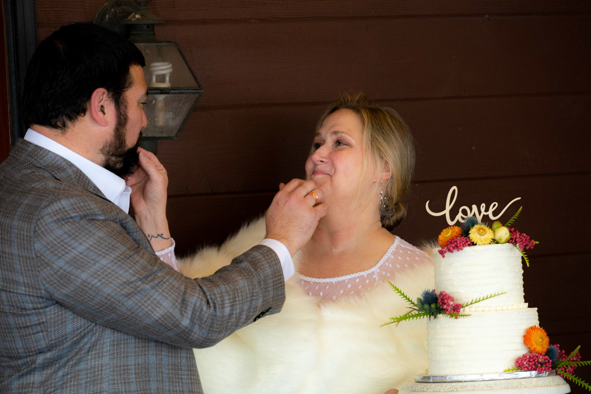 Sarah and Raj wed at their home in Parkton, MD on Sunday, December 27, 2020.