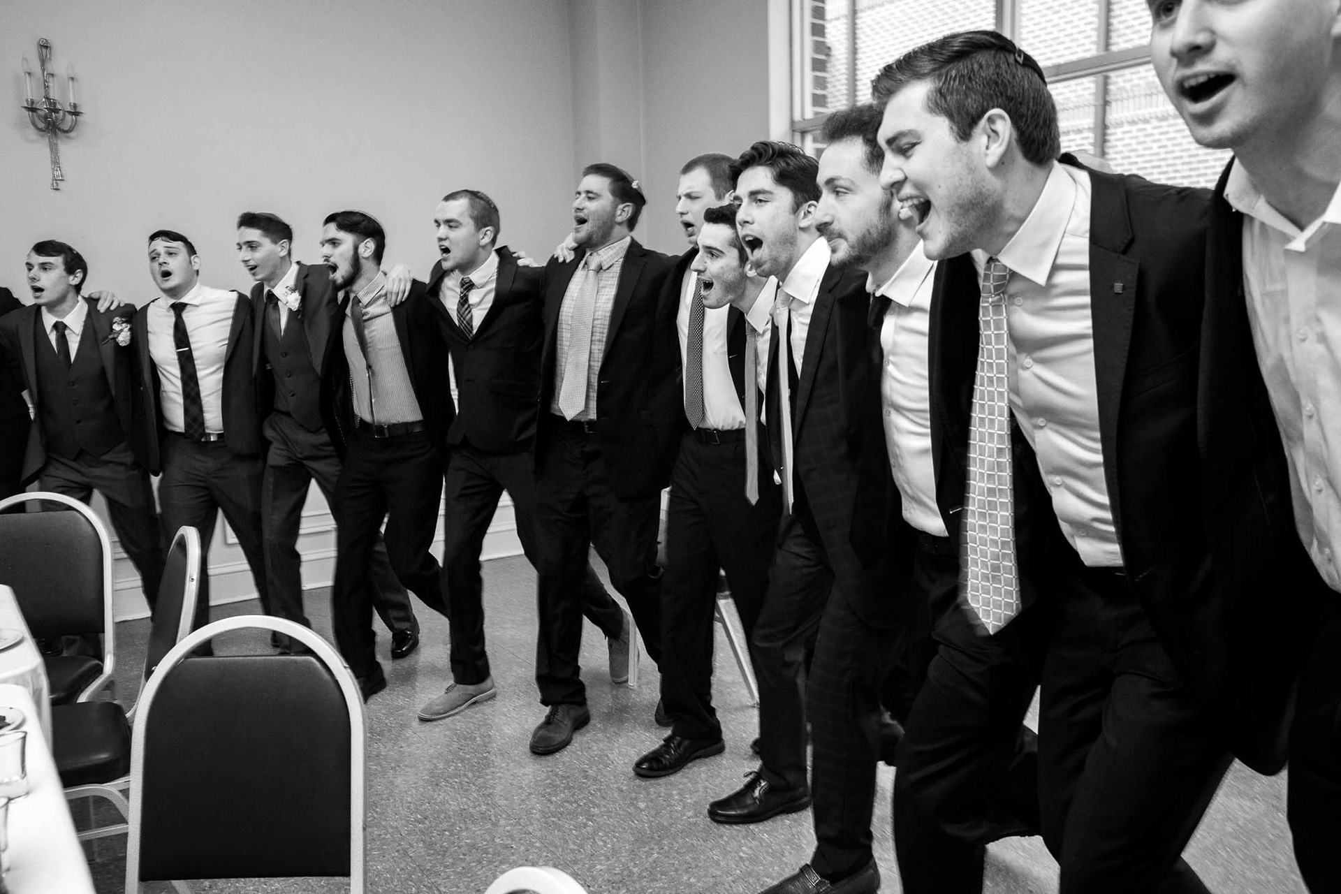 Arienne and Avi wed at Beth Tfiloh on Sunday, June10, 2018.