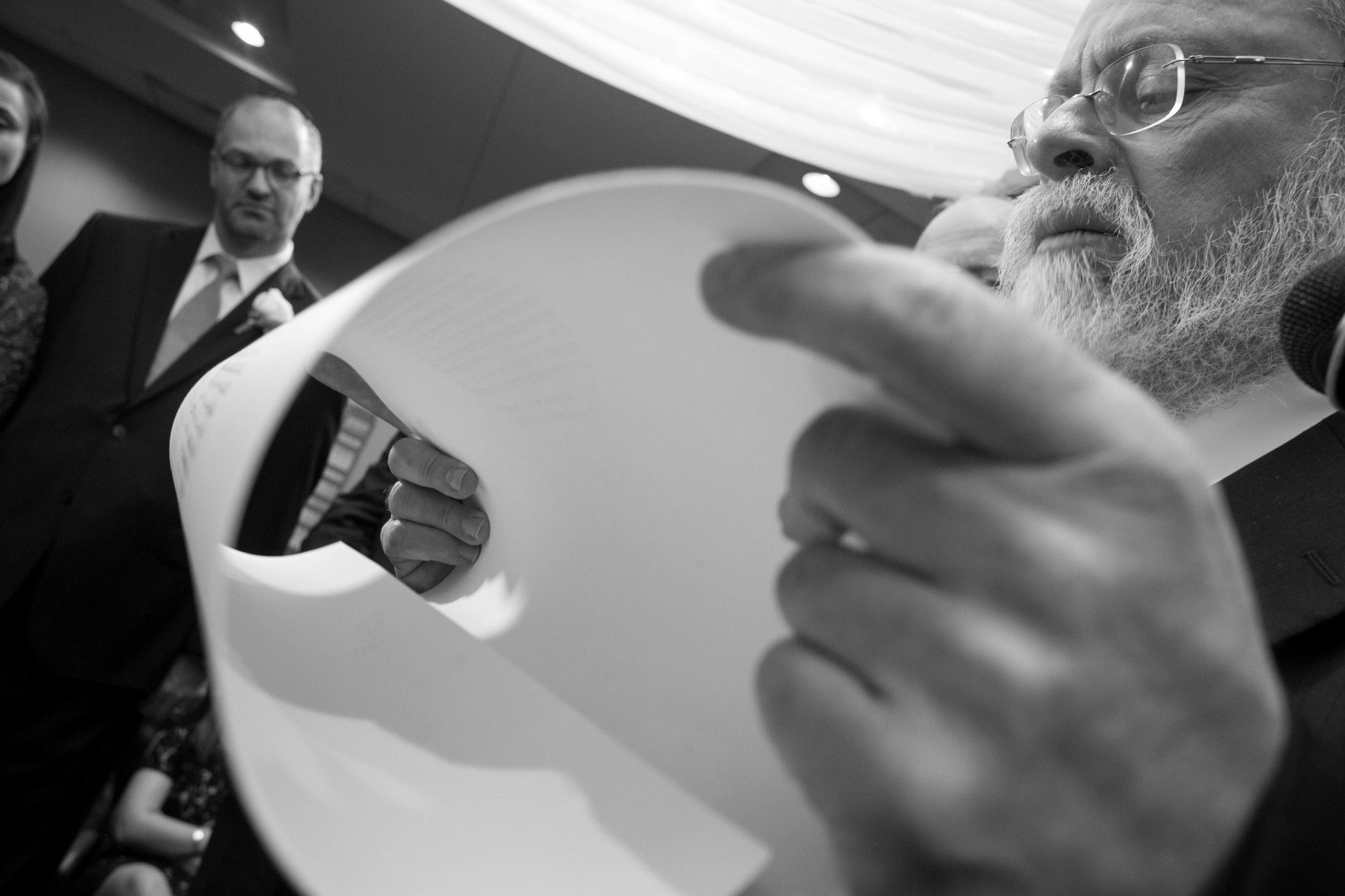 Rebecca and Gavriel's wedding at Shomrei Emunah on Sunday, November 22, 2015.
