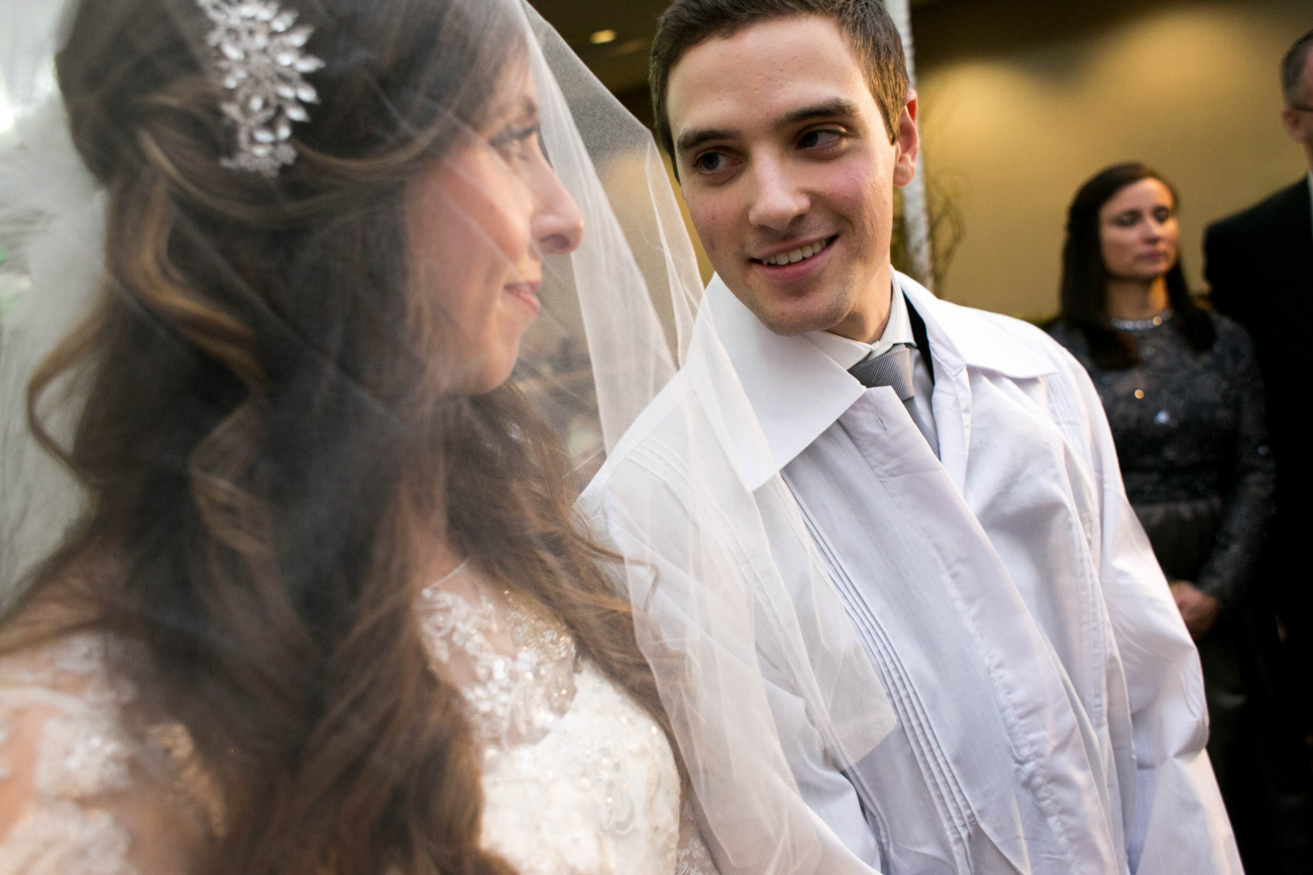Rebecca and Gavriel's wedding at Shomrei Emunah on Sunday, November 22, 2015.