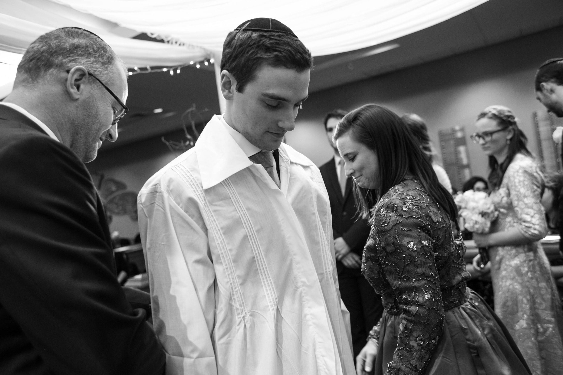 Rebecca and Gavriel's wedding at Shomrei Emunah on Sunday, November 22, 2015.