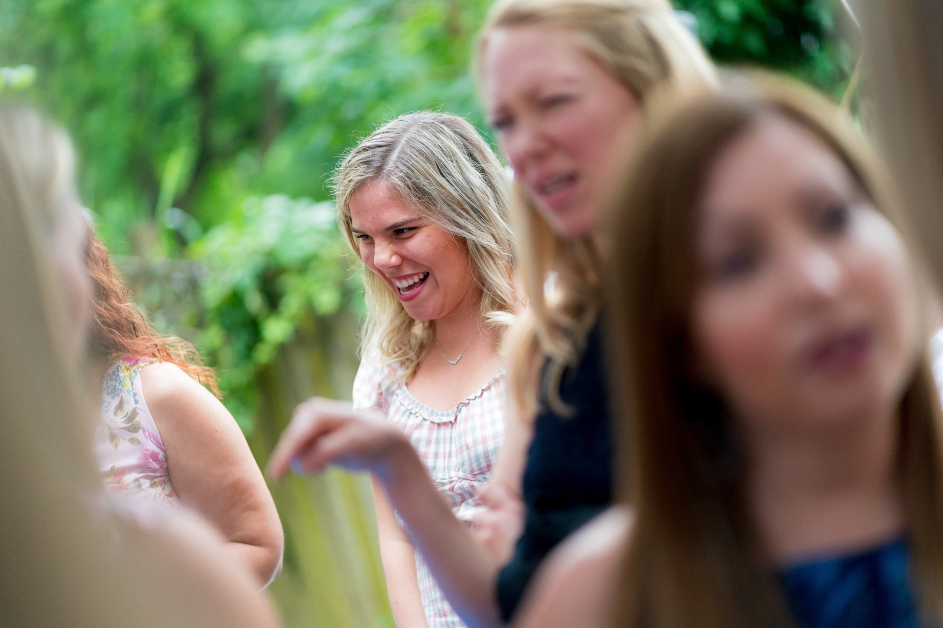 Marina and Mike’s intimate wedding at their home in Arlington, VA.