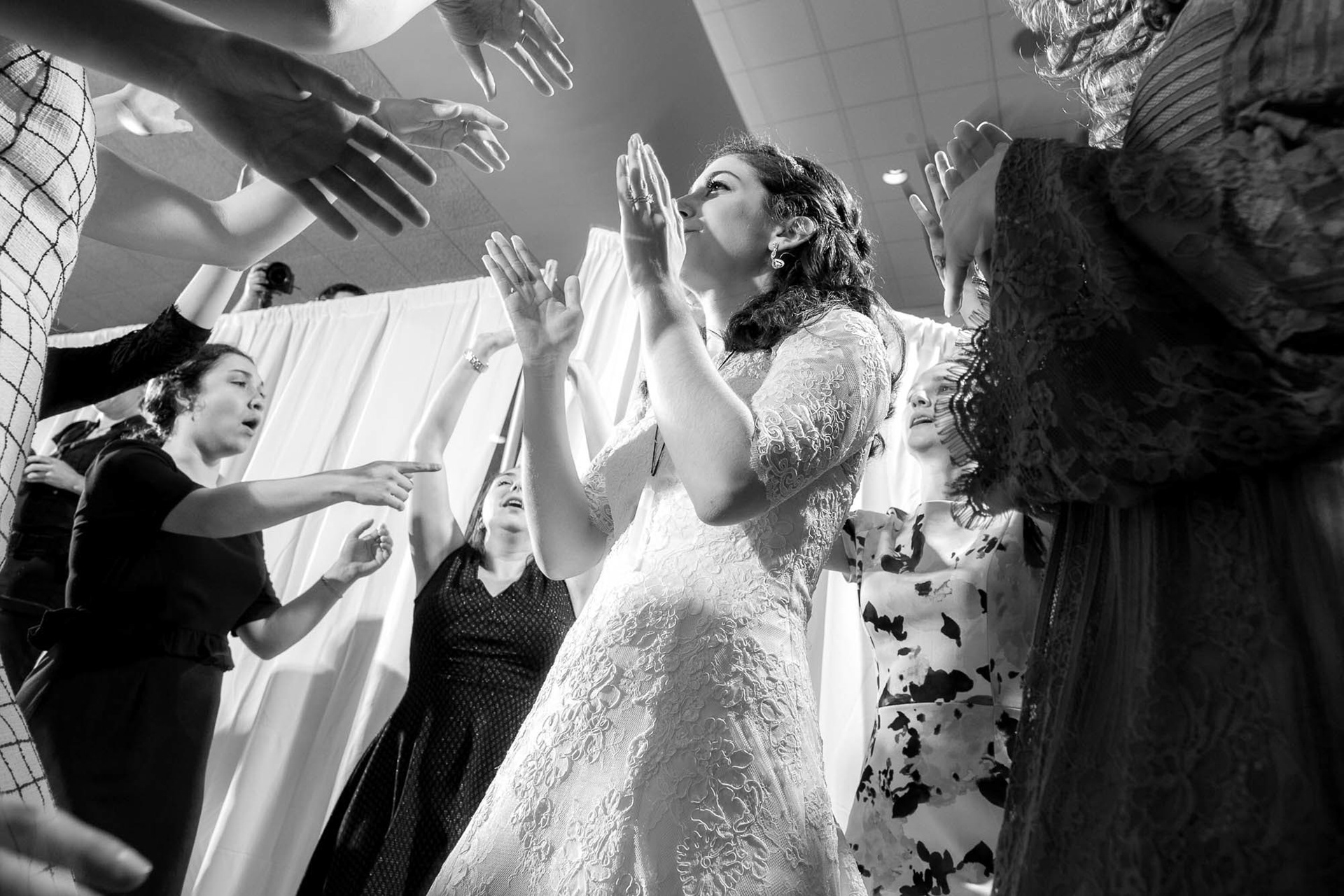 Arienne and Avi wed at Beth Tfiloh on Sunday, June10, 2018.