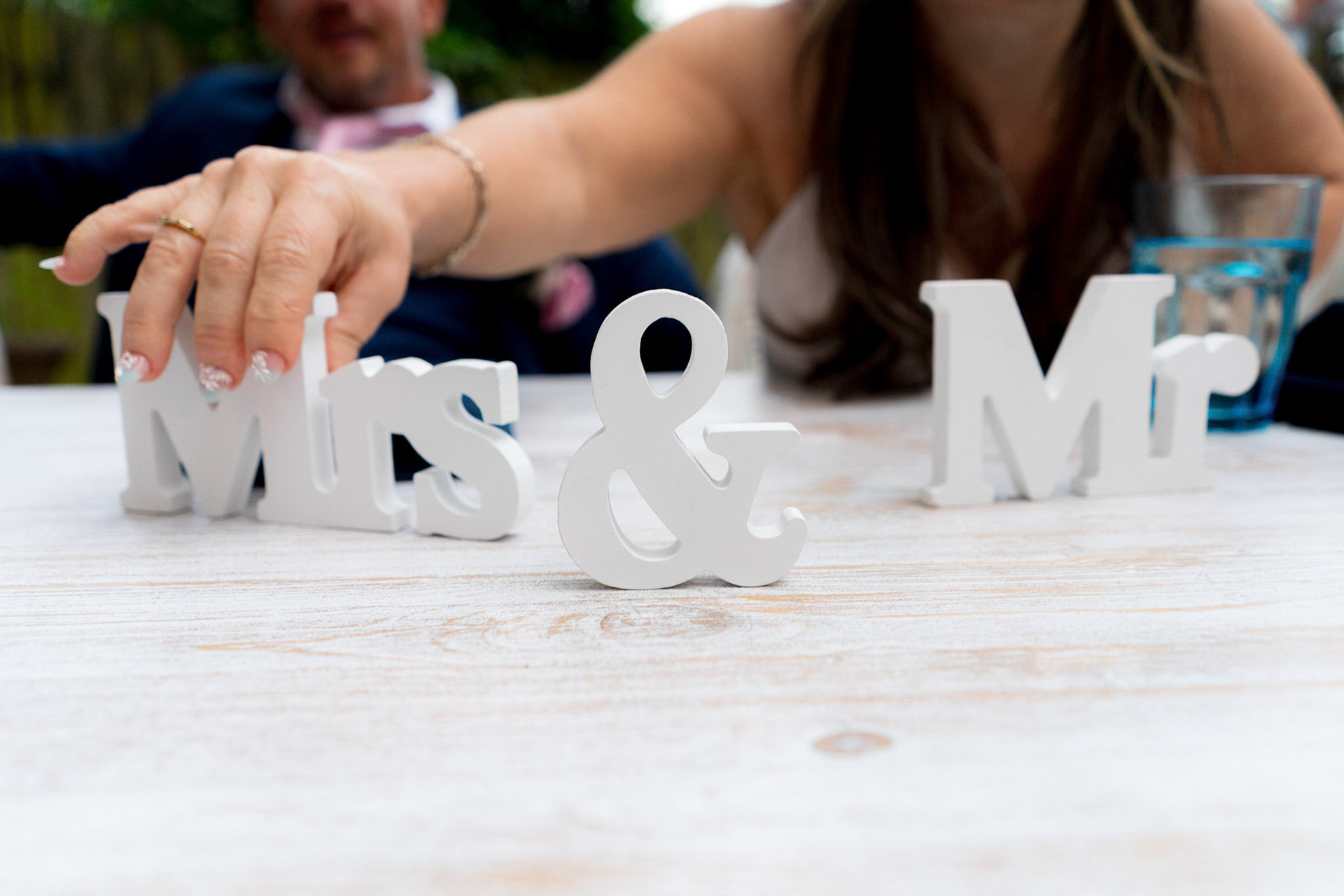Marina and Mike’s intimate wedding at their home in Arlington, VA.