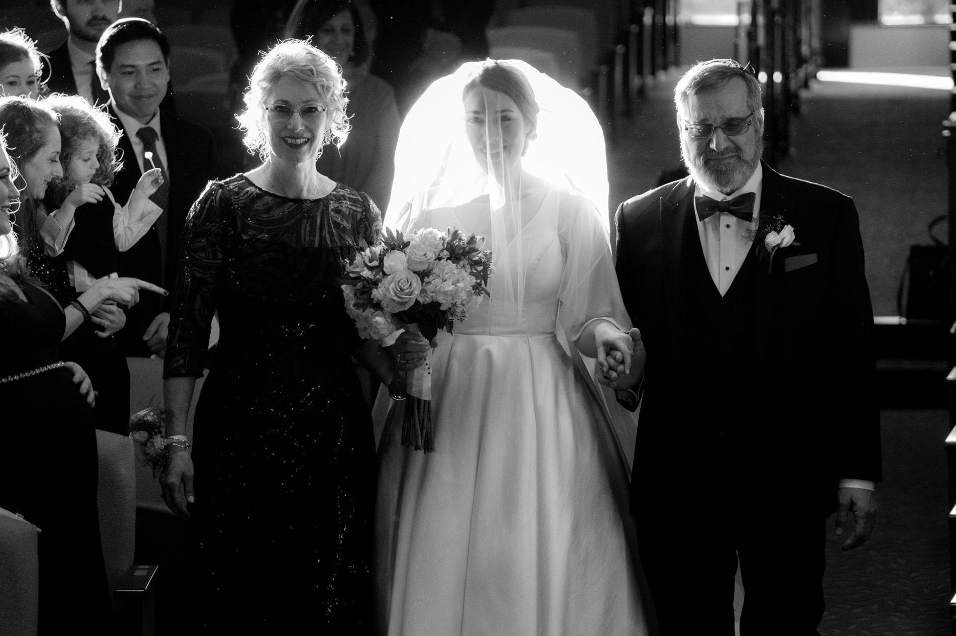 Wedding of Rebecca and Elliot at Beth Tfiloh in Pikesville, MD on Sunday, December 12, 2021.