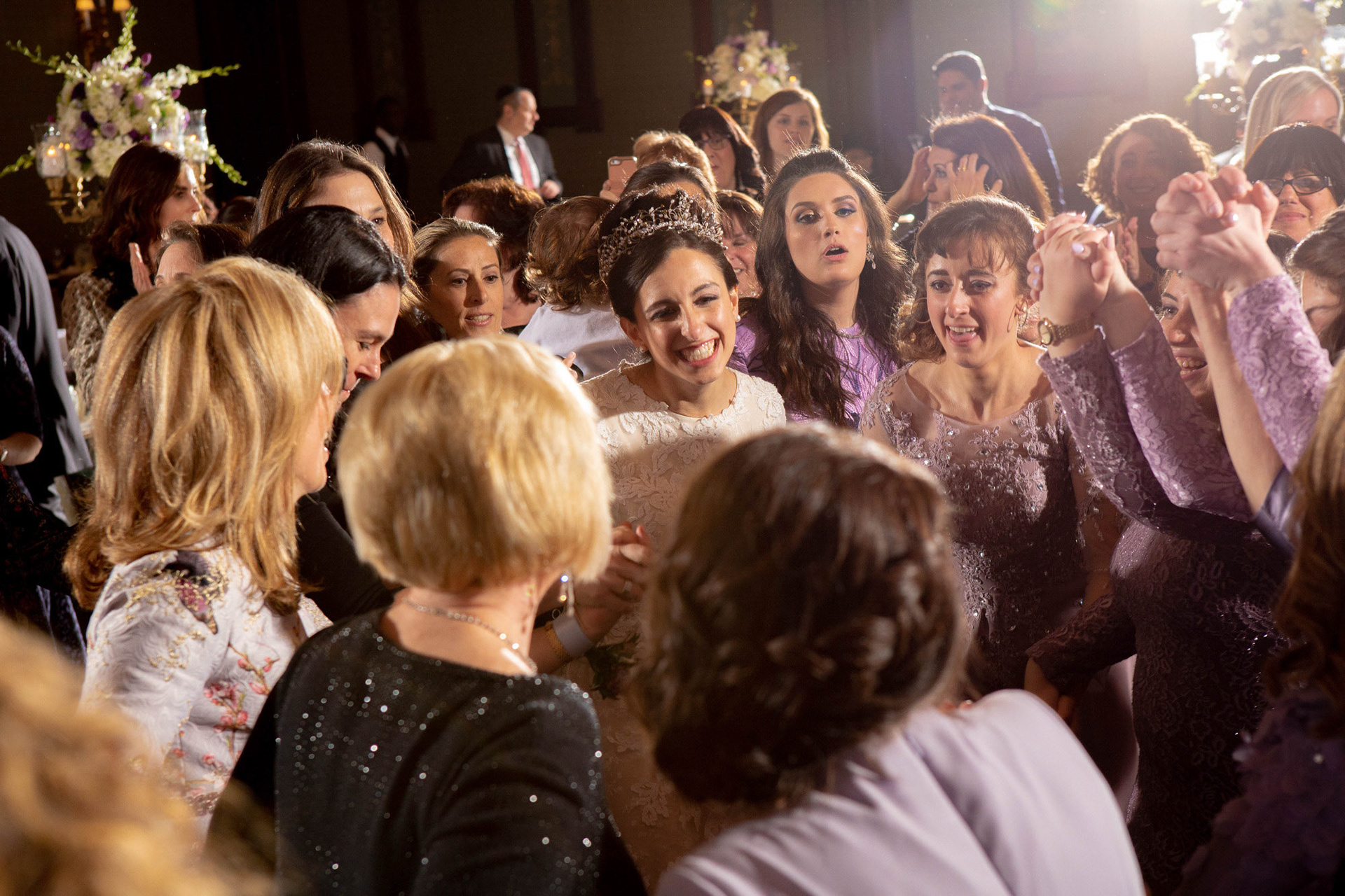 Modern Orthodox Jewish Wedding Grand Lodge Hunt Valley Baltimore Chosson Kallah Tish Bedeken Chuppah Party Portraits Spring Cloudy Rain Fran Berger