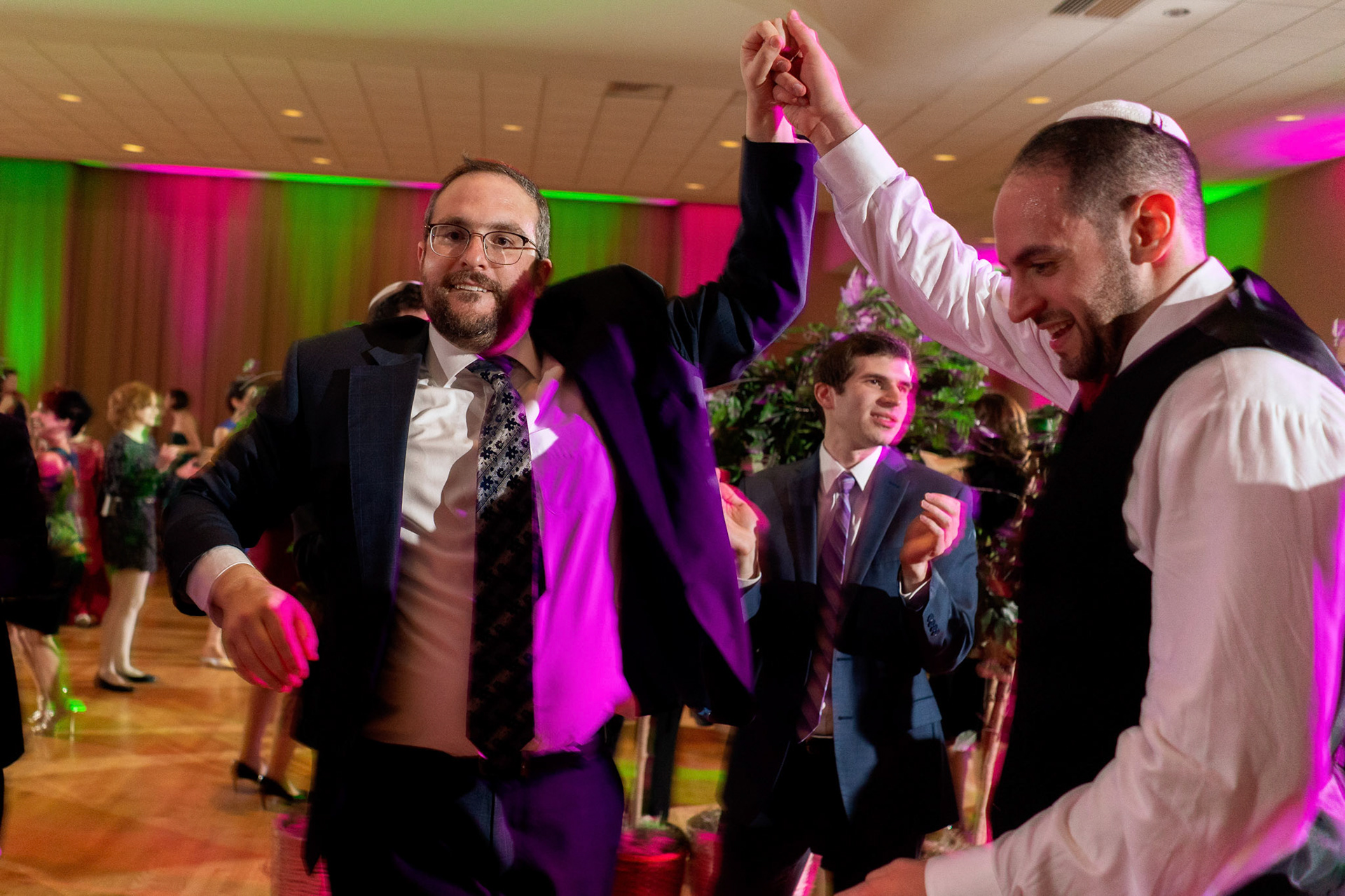 Wedding of Rebecca and Elliot at Beth Tfiloh in Pikesville, MD on Sunday, December 12, 2021.