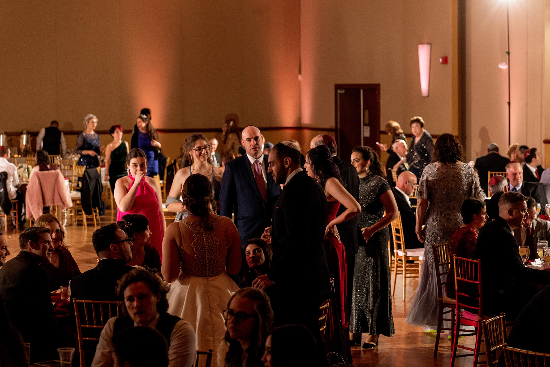 Wedding of Rebecca and Elliot at Beth Tfiloh in Pikesville, MD on Sunday, December 12, 2021.