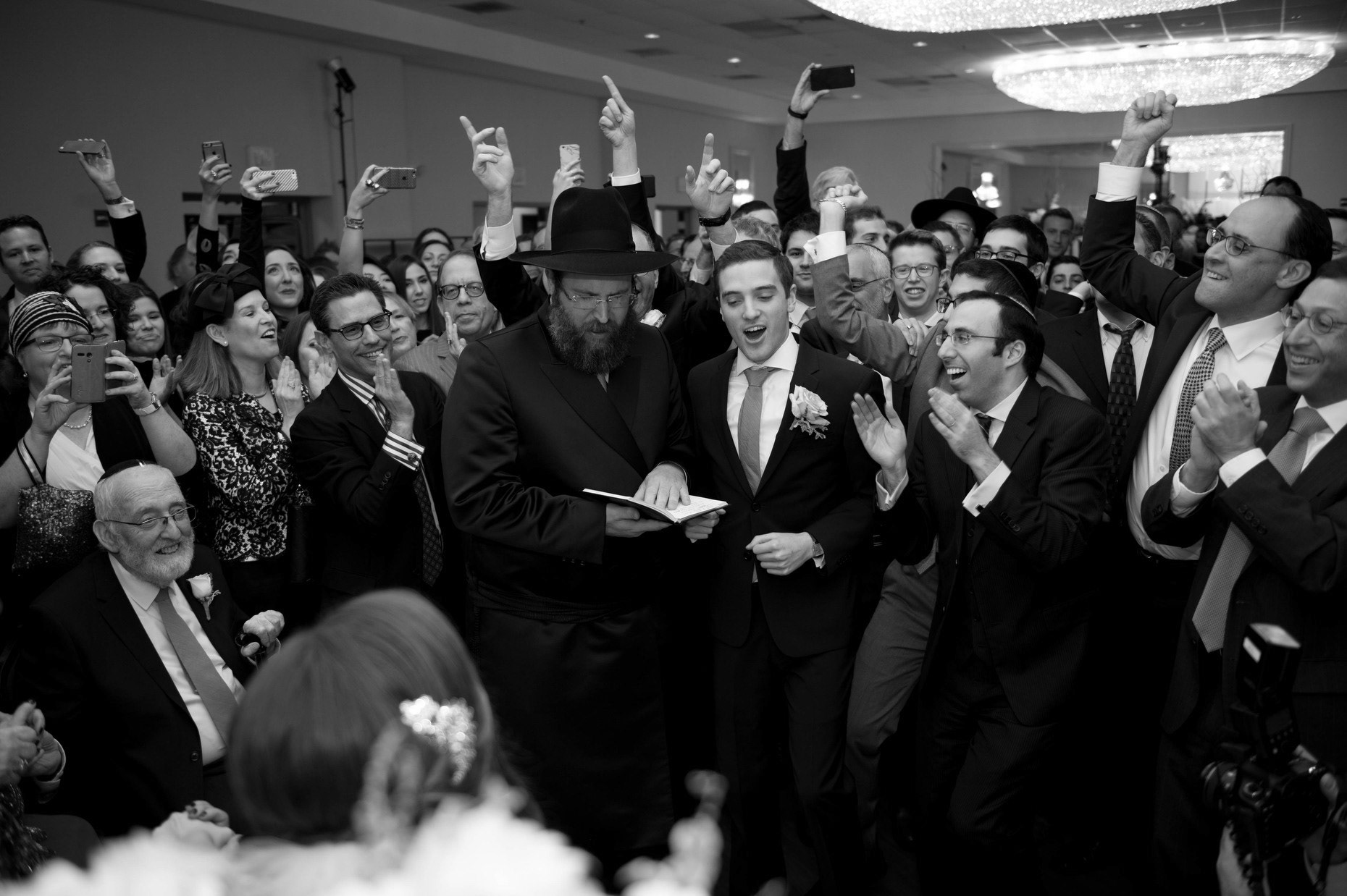 Rebecca and Gavriel's wedding at Shomrei Emunah on Sunday, November 22, 2015.