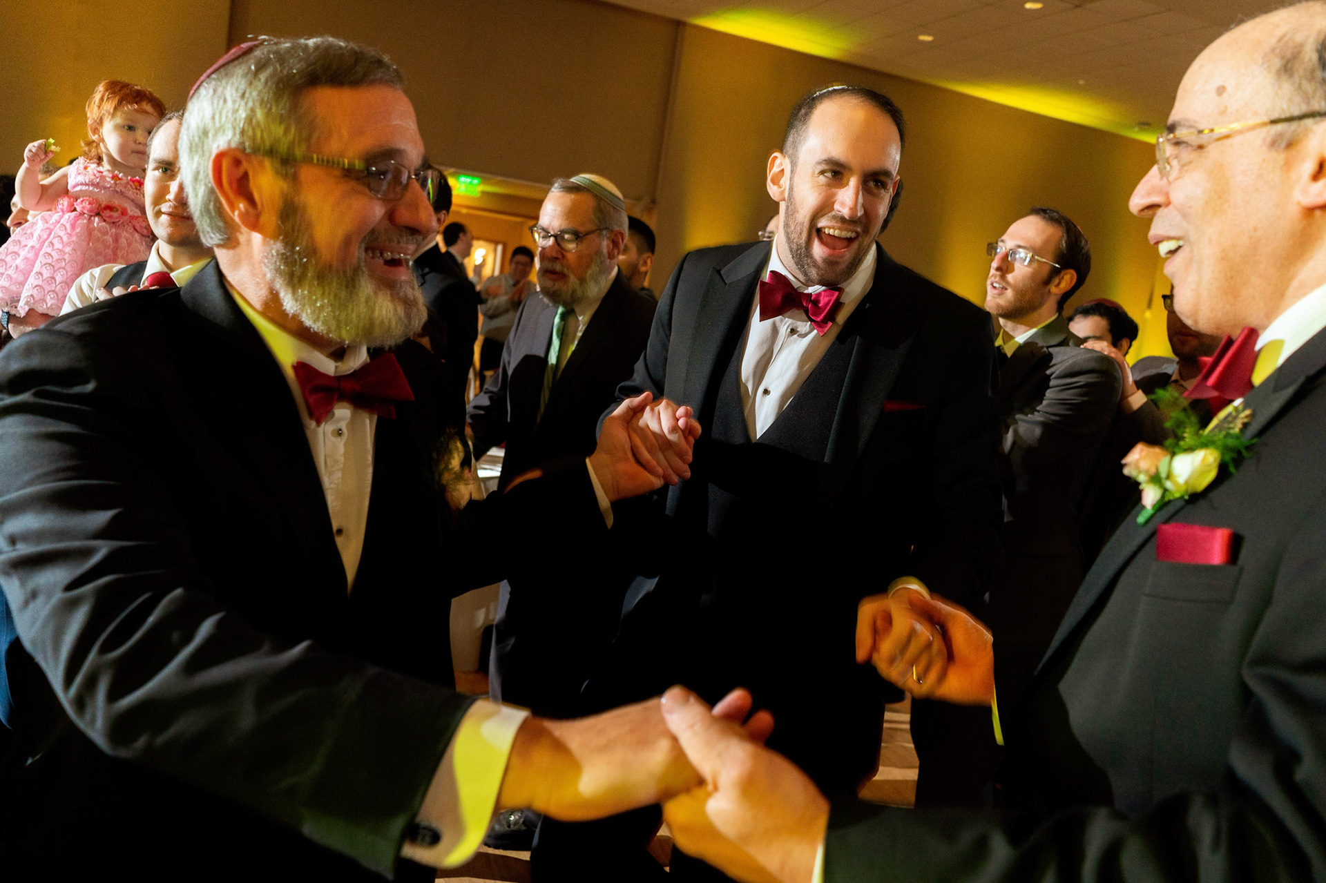 Wedding of Rebecca and Elliot at Beth Tfiloh in Pikesville, MD on Sunday, December 12, 2021.