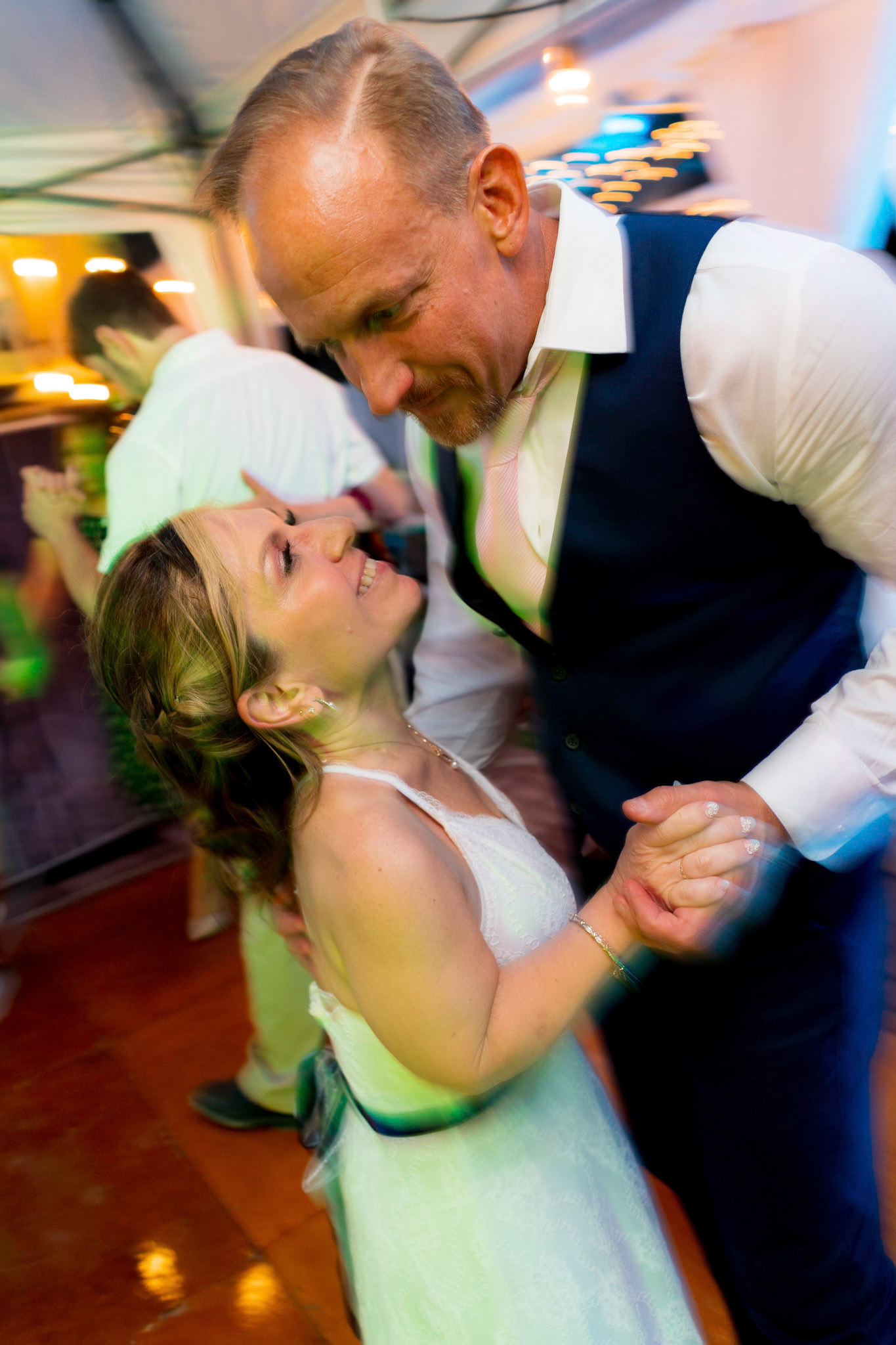 Marina and Mike’s intimate wedding at their home in Arlington, VA.