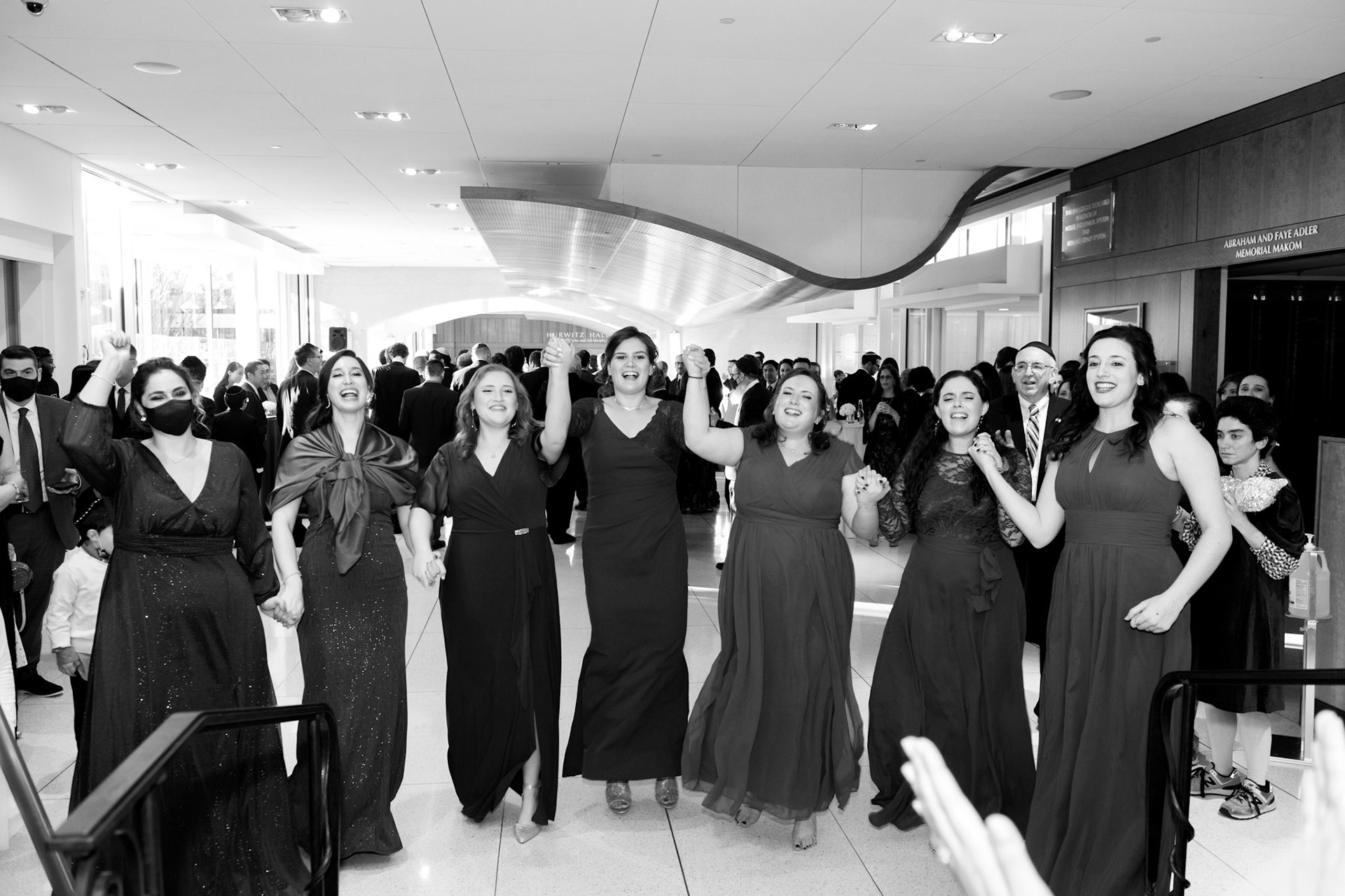 Wedding of Rebecca and Elliot at Beth Tfiloh in Pikesville, MD on Sunday, December 12, 2021.