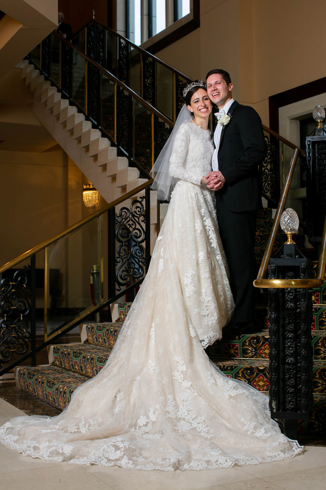 Modern Orthodox Jewish Wedding Grand Lodge Hunt Valley Baltimore Chosson Kallah Tish Bedeken Chuppah Party Portraits Spring Cloudy Rain Fran Berger