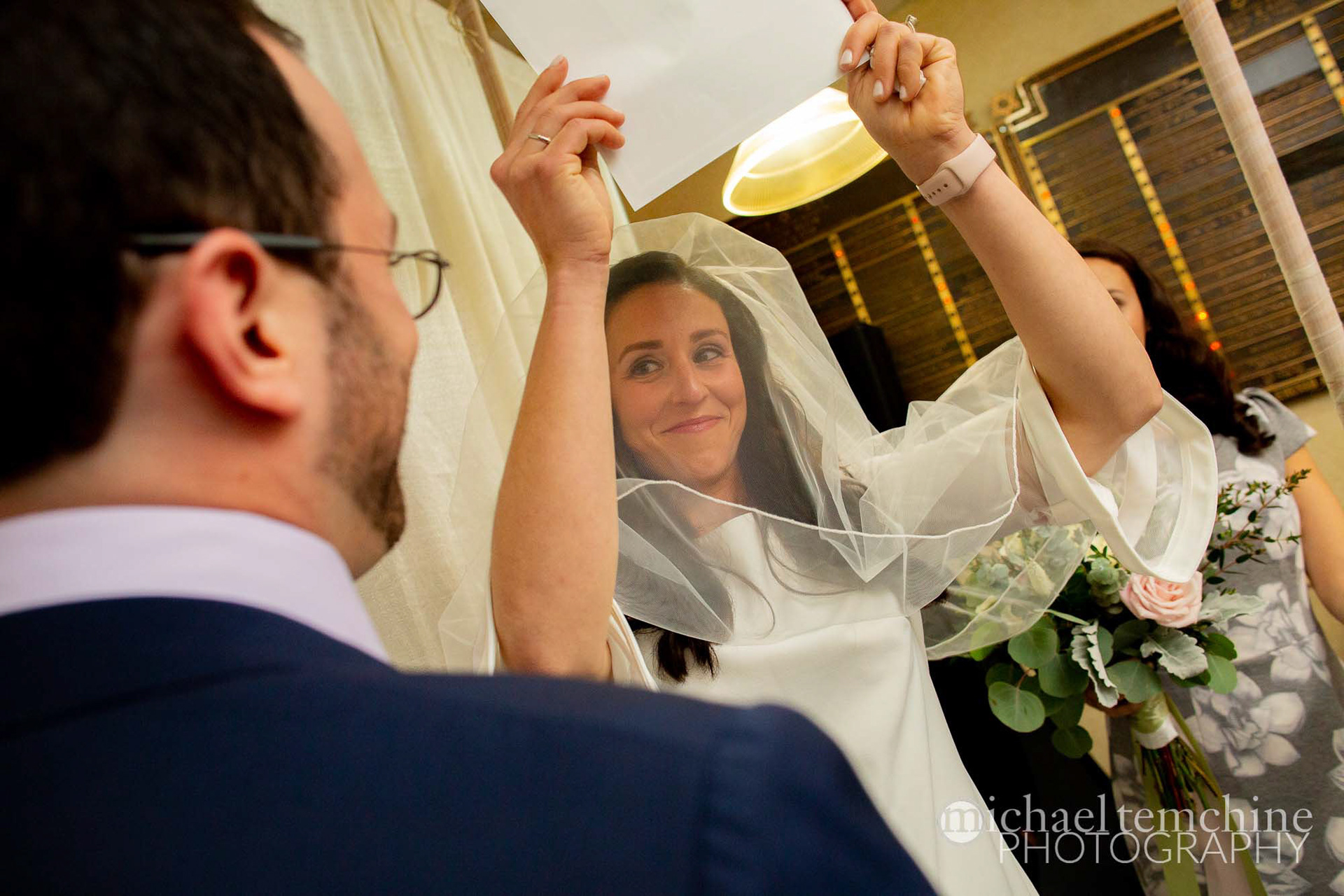 Julie and Michael wed at Moses Montefiore in Baltimore, MD on Sunday, May 5, 2019.
