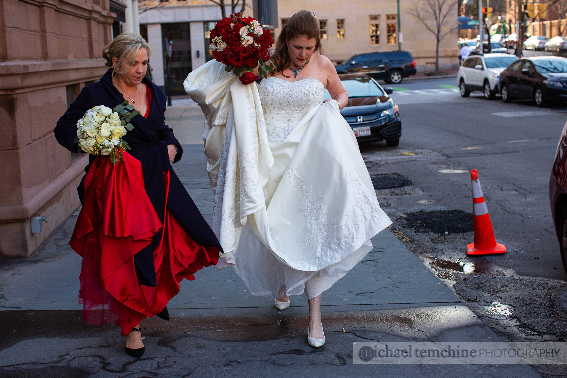 Denise and Sylvain's Peabody Institute wedding on March 2, 2019 in Baltimore, MD