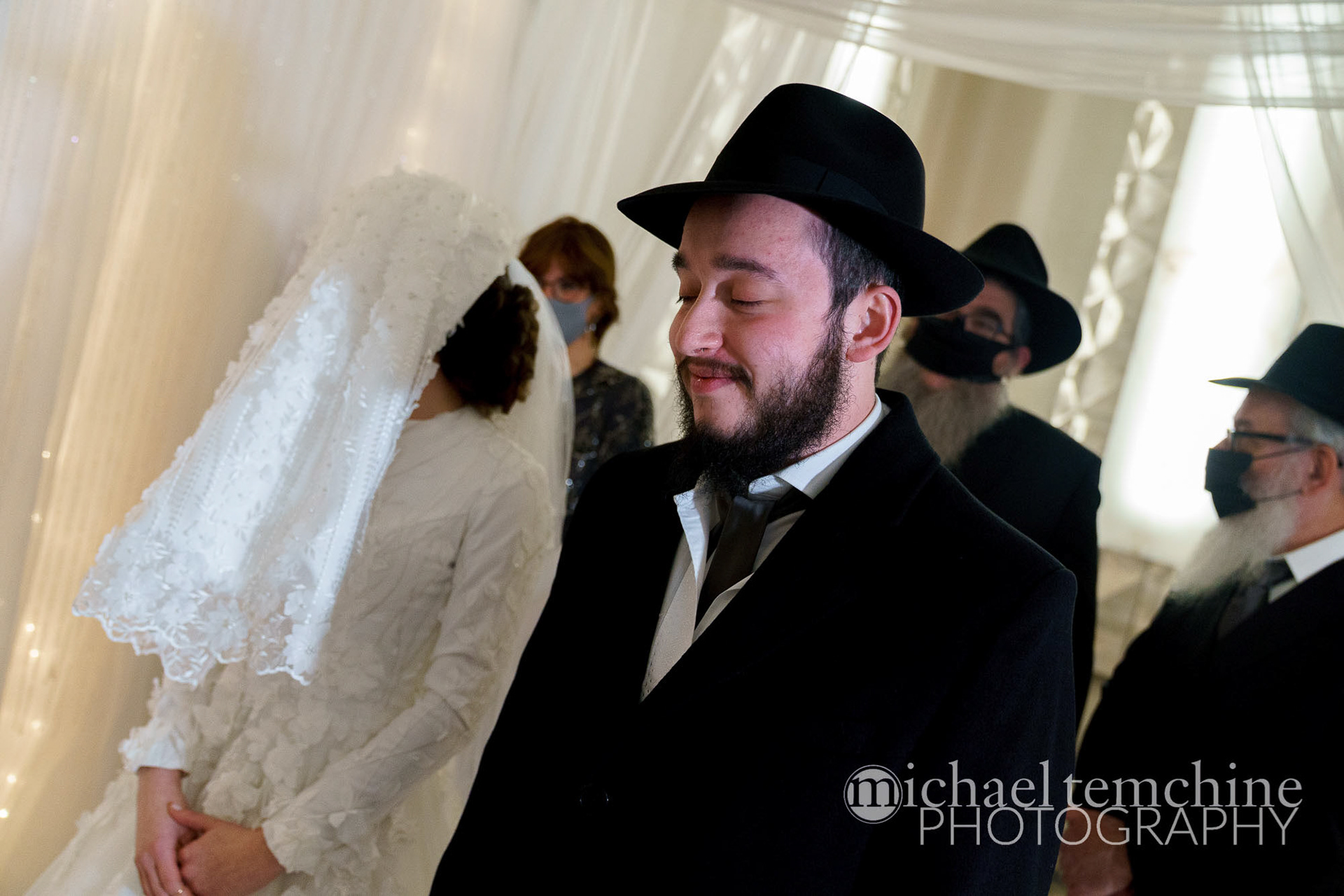 Wedding of Beila and Mendel on Tuesday, December 15, 2020.