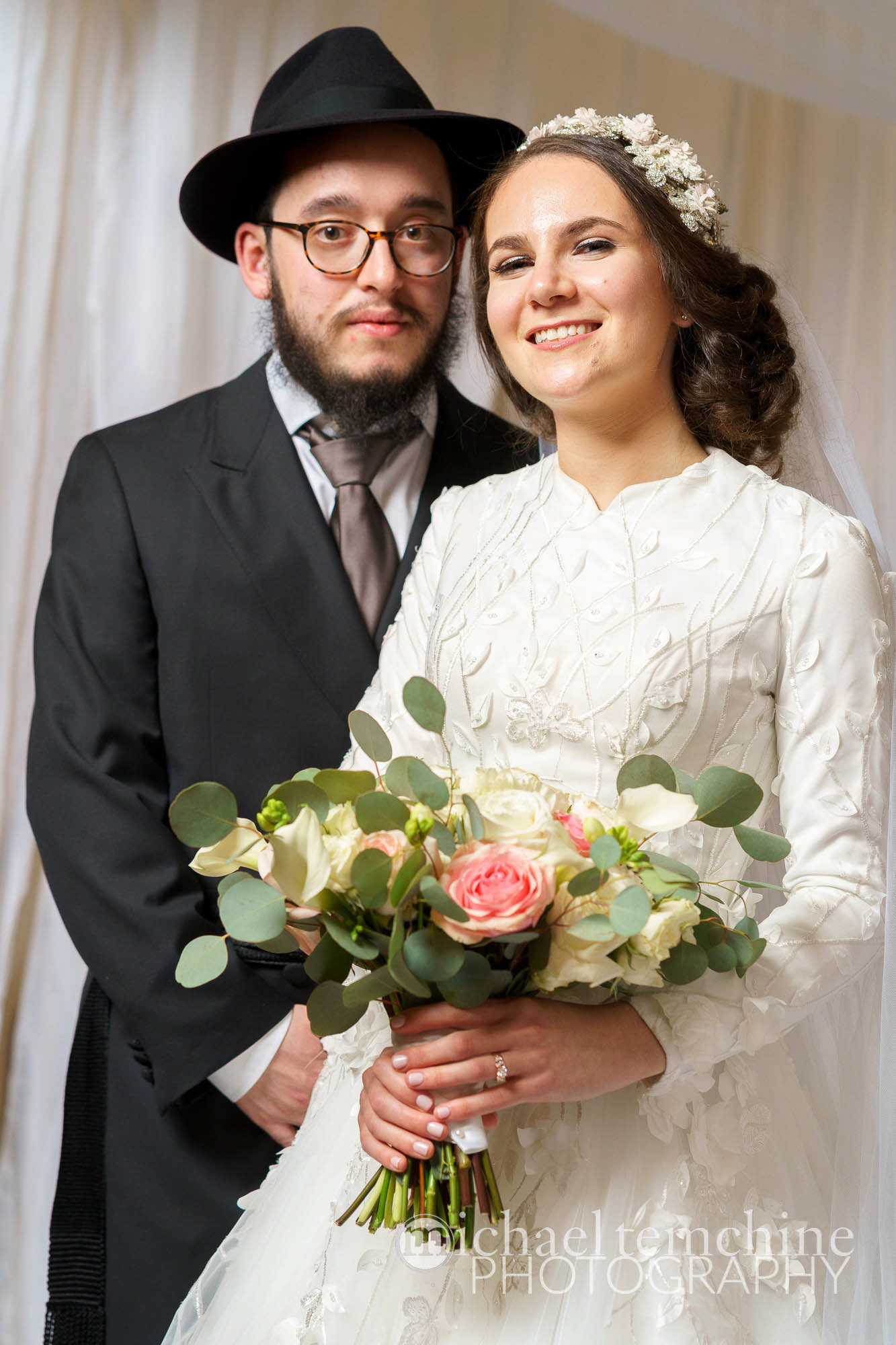 Wedding of Beila and Mendel on Tuesday, December 15, 2020.