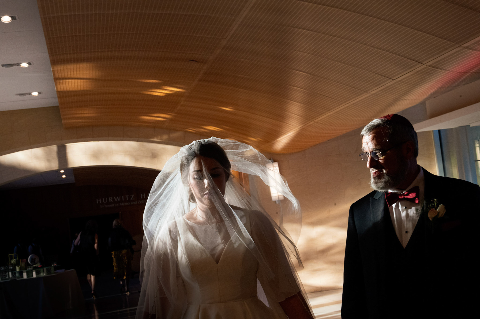 Wedding of Rebecca and Elliot at Beth Tfiloh in Pikesville, MD on Sunday, December 12, 2021.