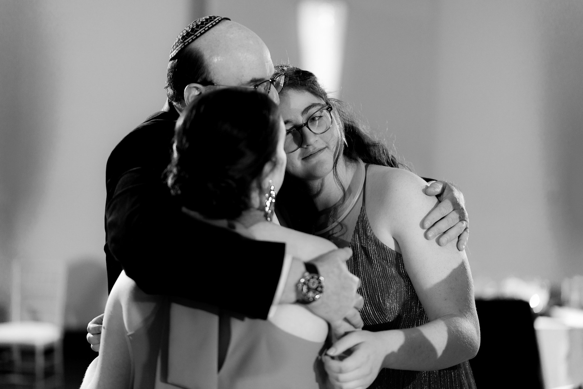 Wedding of Rebecca and Elliot at Beth Tfiloh in Pikesville, MD on Sunday, December 12, 2021.