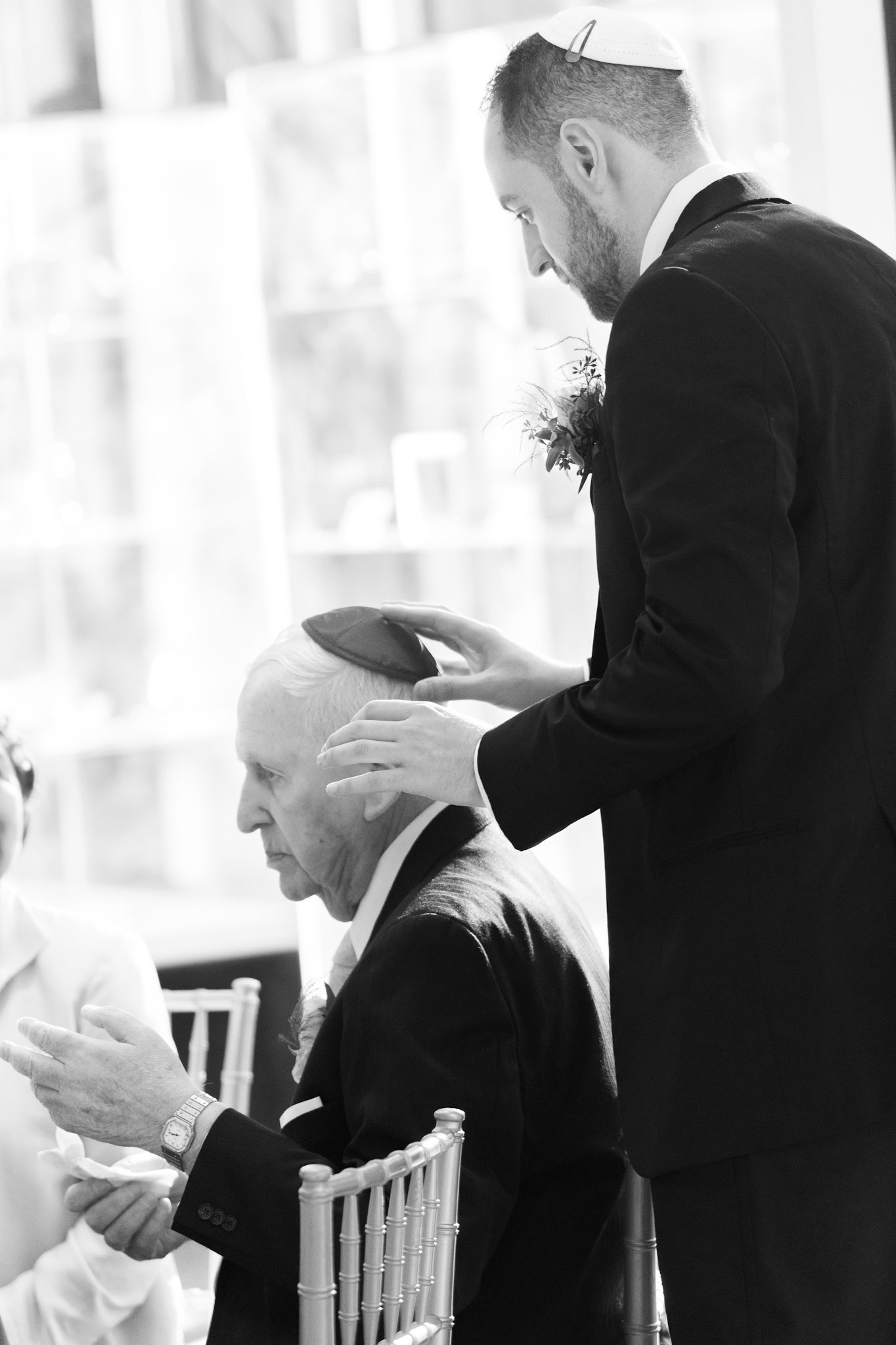 Wedding of Rebecca and Elliot at Beth Tfiloh in Pikesville, MD on Sunday, December 12, 2021.