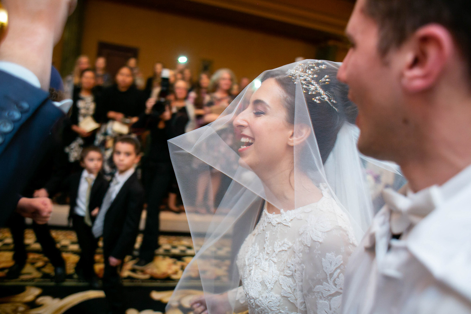 Modern Orthodox Jewish Wedding Grand Lodge Hunt Valley Baltimore Chosson Kallah Tish Bedeken Chuppah Party Portraits Spring Cloudy Rain Fran Berger