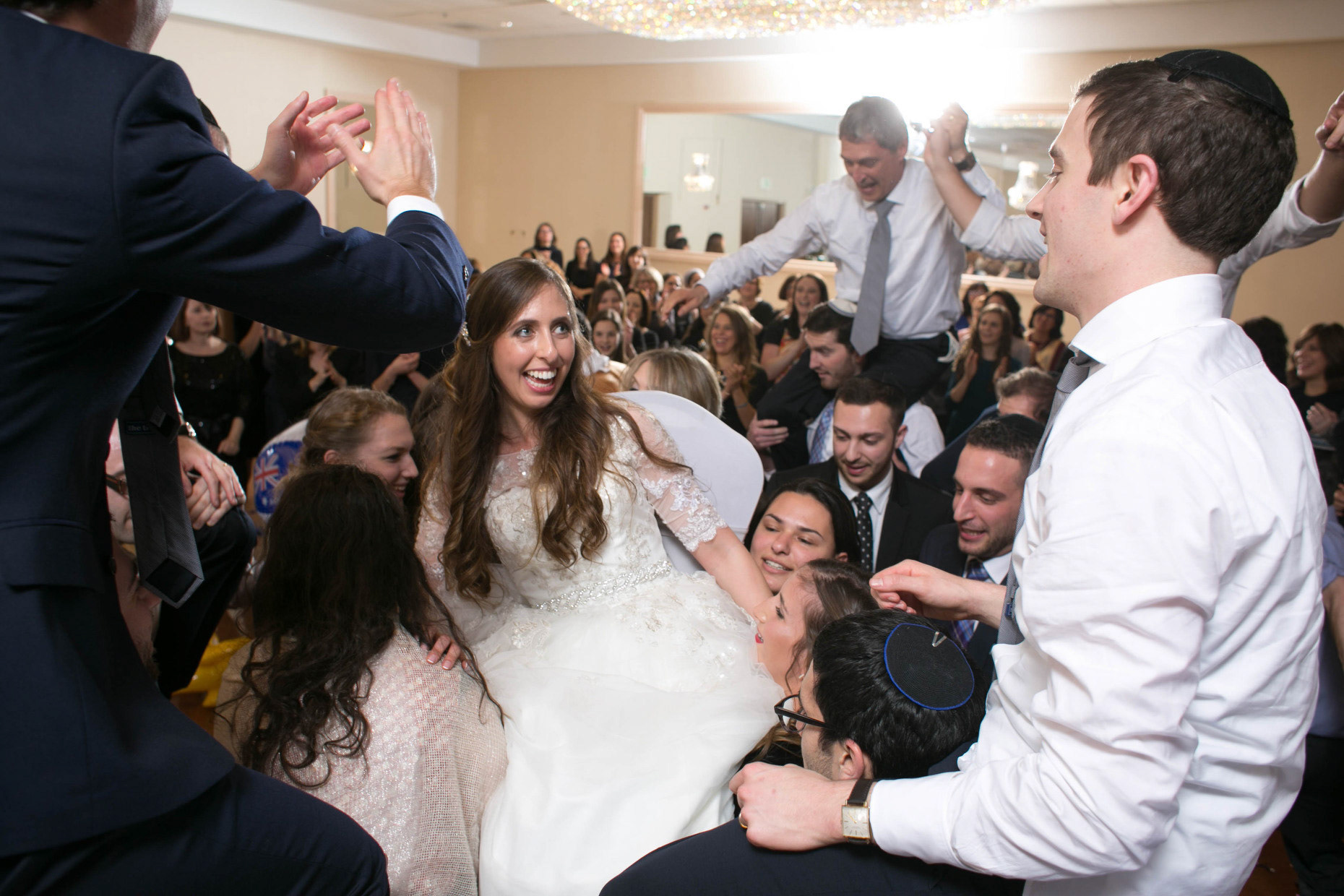 Rebecca and Gavriel's wedding at Shomrei Emunah on Sunday, November 22, 2015.